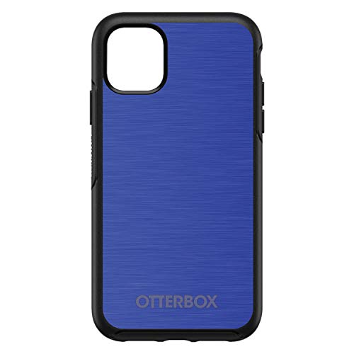 Blue Stainless Steel Image Print On Black Case