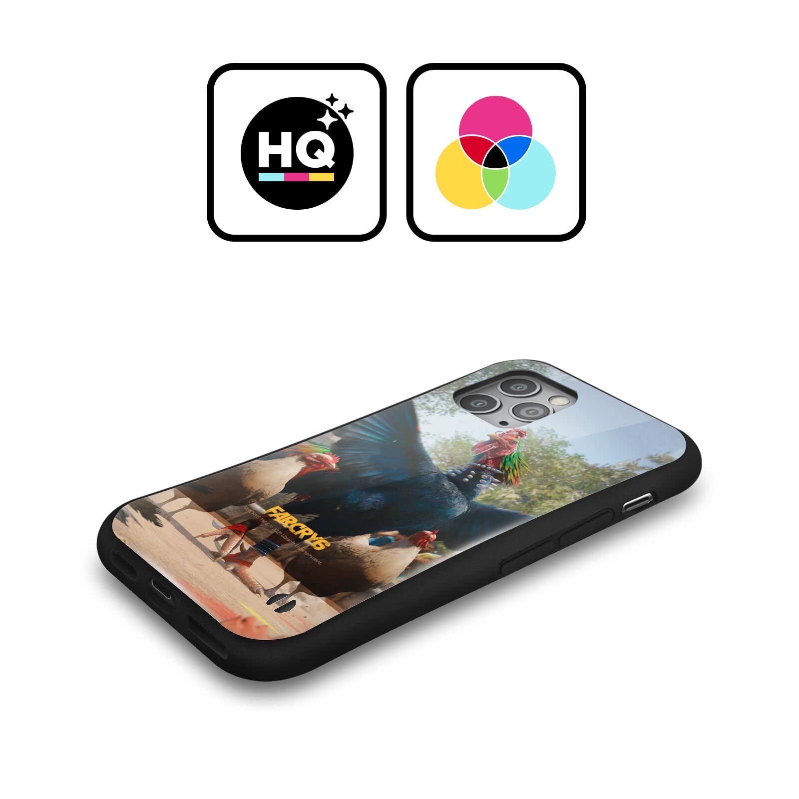 Officially Licensed Far Cry 6 Chicharrón Hybrid Phone Case for Apple iPhone 13 - Durable Protection with Gaming Design - Perfect for Gamers & FC6 Fans