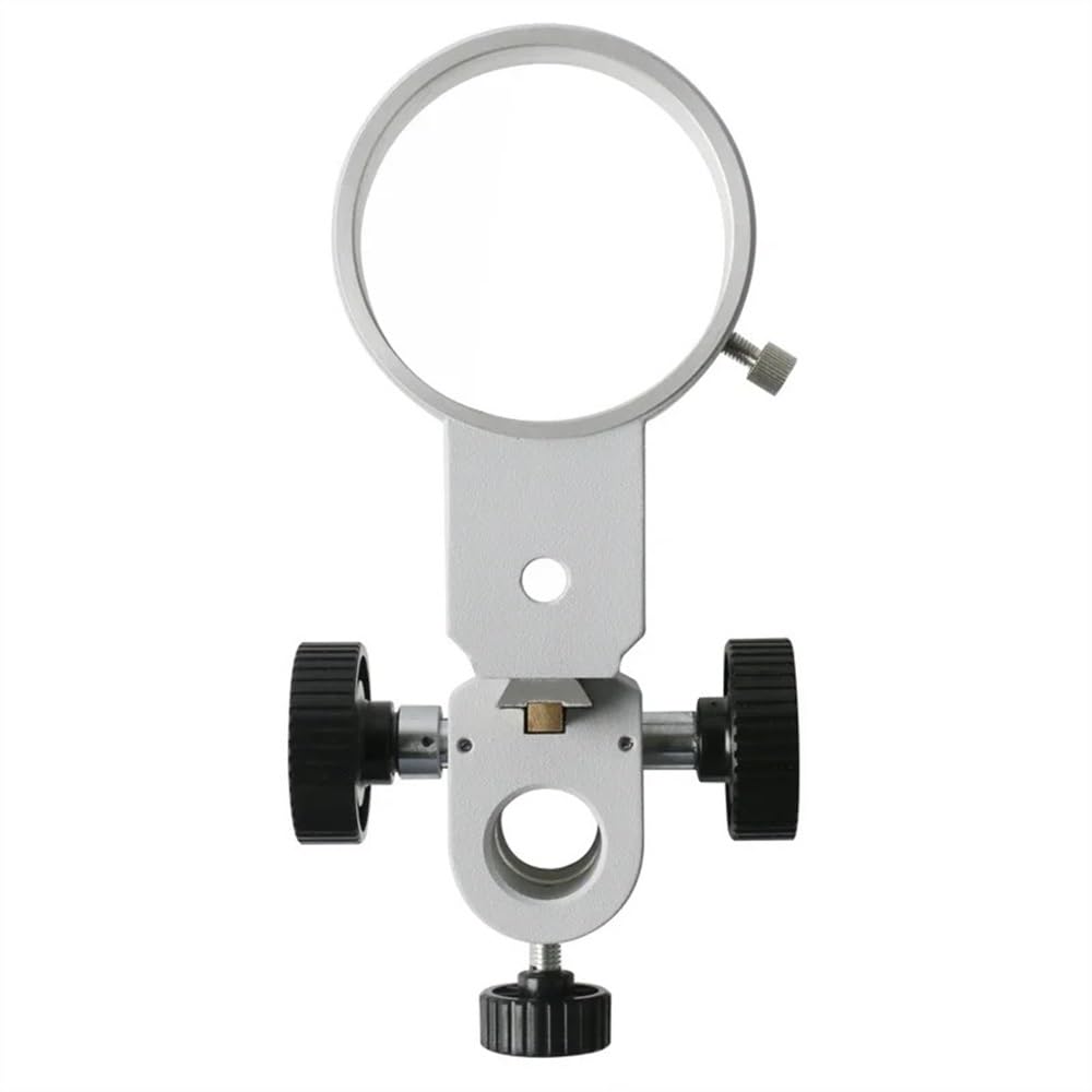 Adjustable Microscope Stand Holder Bracket - 84mm Diameter Microscope Arms for Stereo Zoom, Industrial Trinocular & Binocular Microscopes - Complete Microscope Accessories Kit with Slides - Ideal for Lab Research, Education & Industrial Inspection