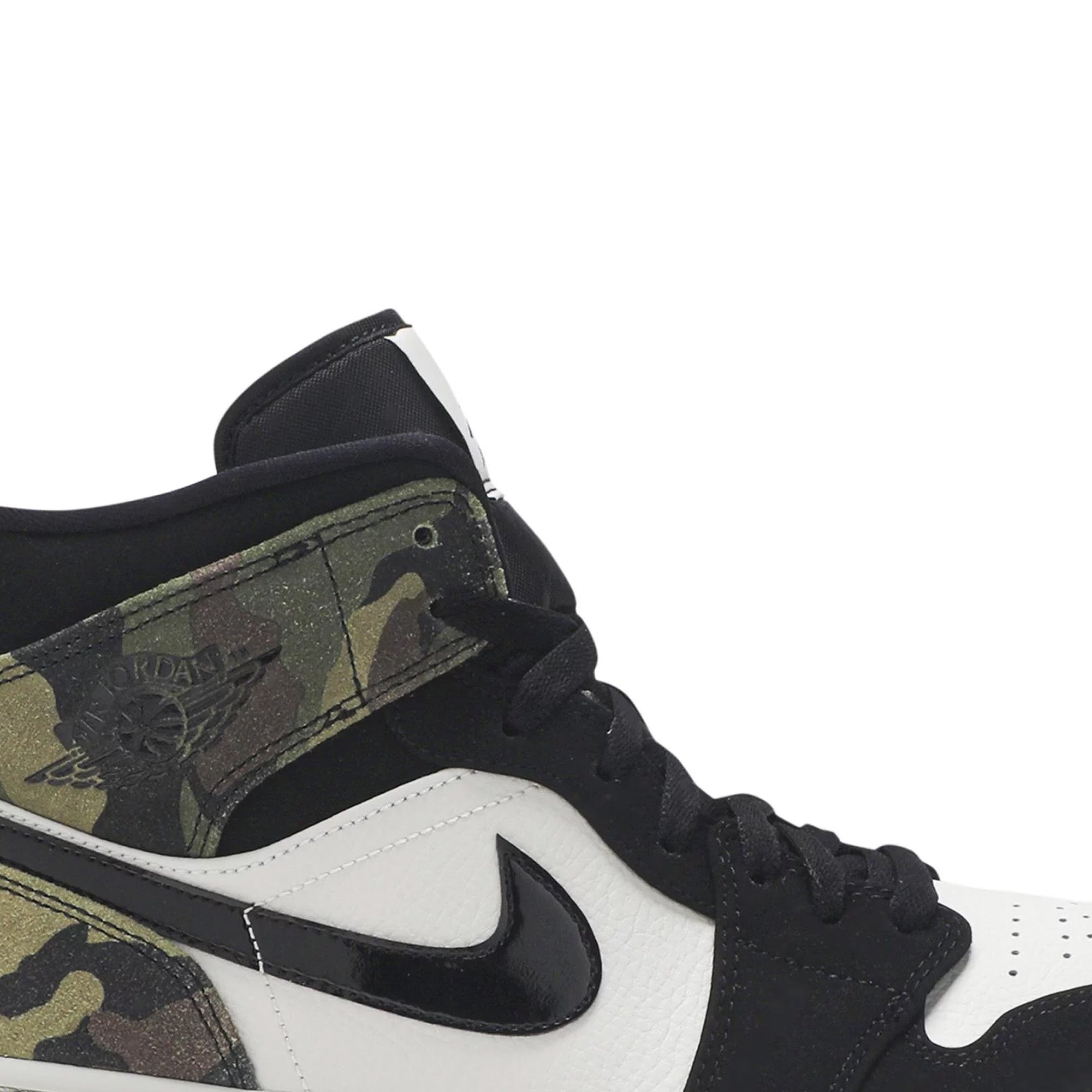 Air Jordan 1 Mid 'Camo' Sneakers for Men (2020 Release) - Basketball Shoes & Streetwear Fashion for Casual Wear and Sports