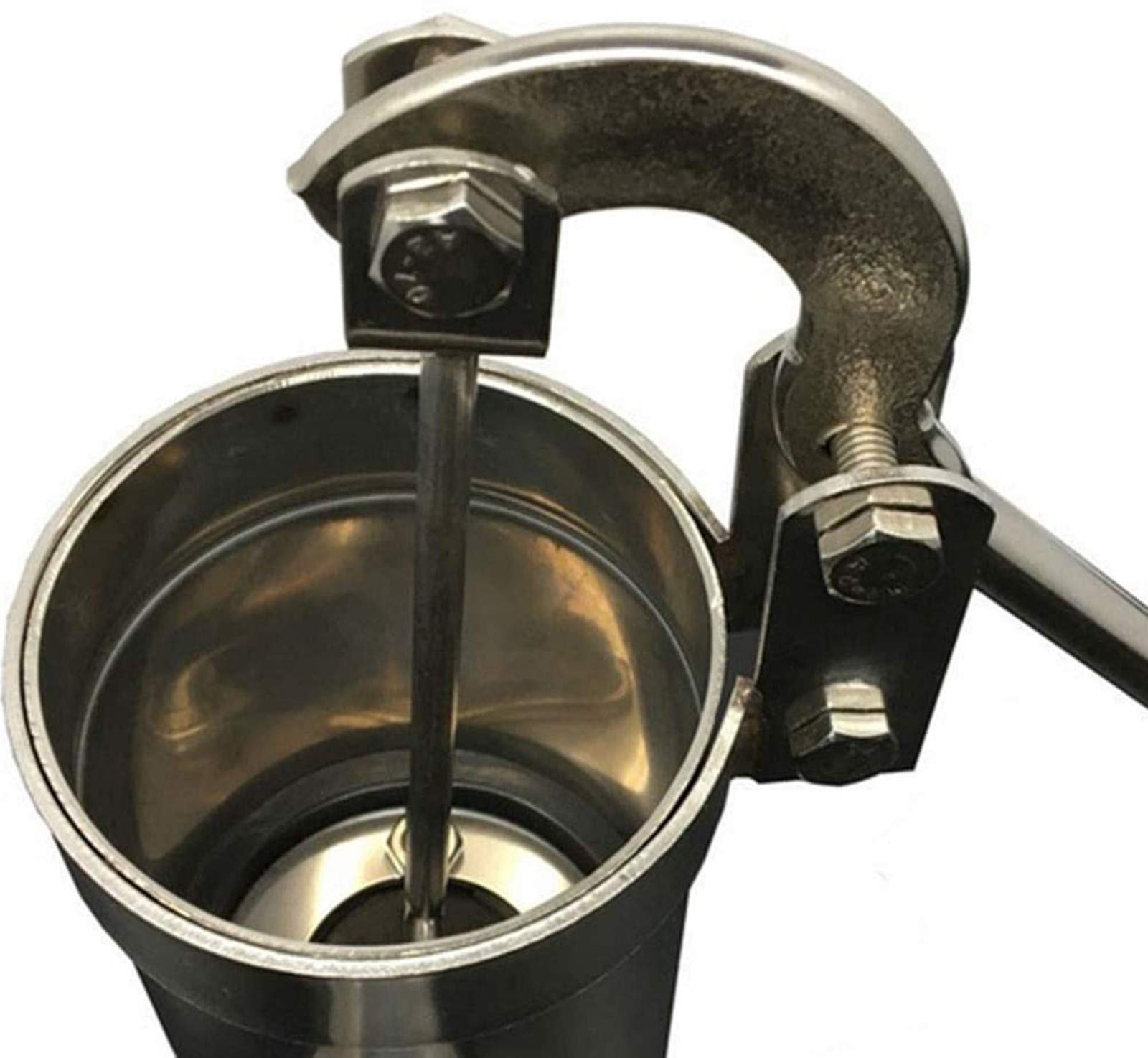 Stainless Steel Manual Hand Water Pump for Well - Portable Pressure Pump for Household, Garden & Outdoor Use - Ideal for Camping, Emergency Water Supply & Off-Grid Living