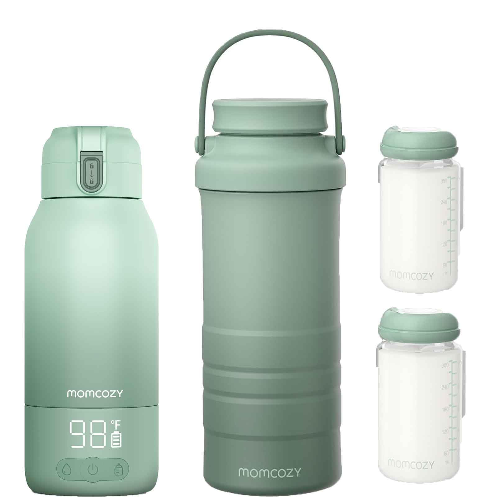 Momcozy 22oz Portable Breast Milk Cooler & Warmer Set - Insulated Baby Bottle Bag for Travel, Outdoor & On-the-Go Use - Perfect for Nursing Moms at Work, Park or Road Trips