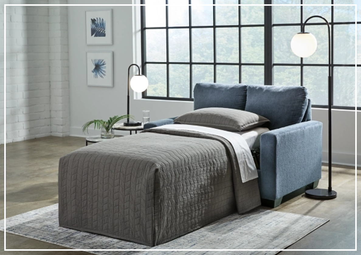 Gio Italia Rome Fabric Sofa Sleeper - Convertible Queen, Full XL & Twin Size Bed for Small Spaces | Comfortable Sleeper Sofa for Living Room, Guest Room & Apartments