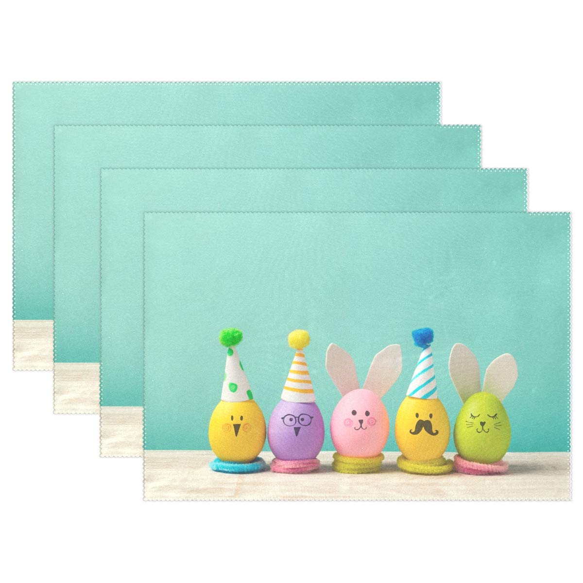 Youran Easter Egg Placemats Set of 4 - 12