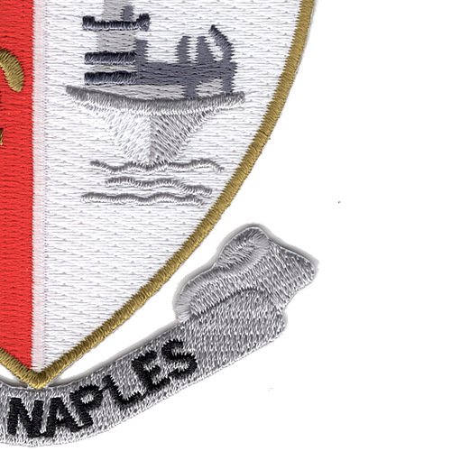 US Navy Naval Air Facility Naples Italy Military Patch - Embroidered Badge for Collectors, Veterans & Aviation Enthusiasts | Perfect for Jackets, Hats & Display Cases