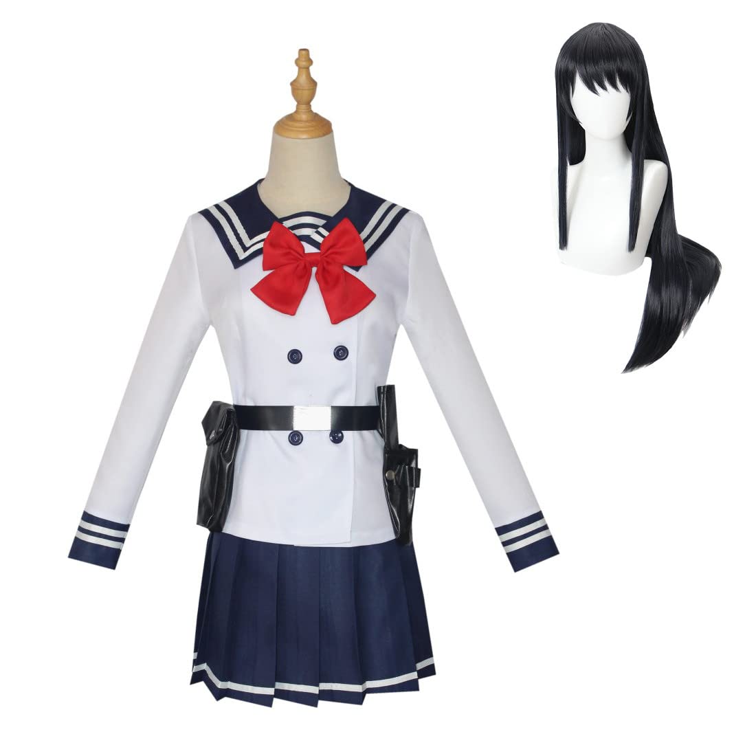 Volrath High Rise Invasion Anime Cosplay Costume with Wig - Perfect for Conventions, Halloween & Cosplay Events