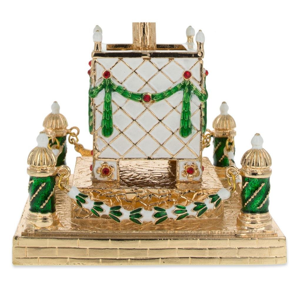 BestPysanky 1911 Bay Tree Royal Imperial Easter Egg - Hand-Painted Ukrainian Artisan Decor for Easter, Christmas & Home Display