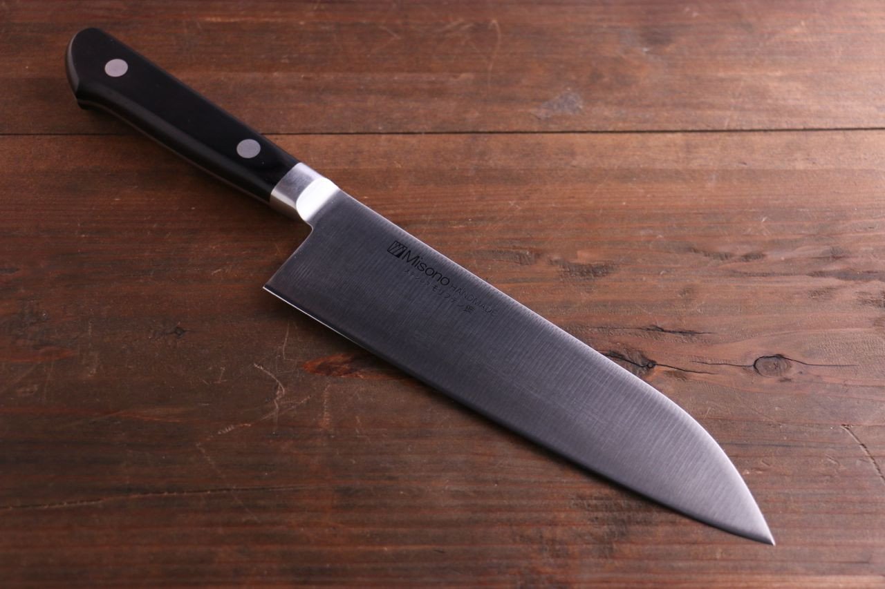 Misono 180mm Molybdenum Santoku Knife - High-Performance Japanese Kitchen Knife for Slicing, Dicing & Chopping Vegetables, Meat & Fish - Perfect for Home Chefs & Professional Cooking