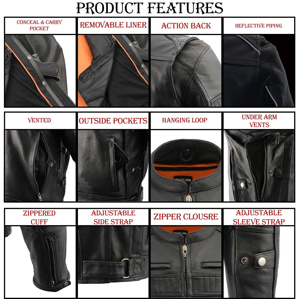 Milwaukee Men's Vented Scooter Jacket - Lightweight Motorcycle Riding Jacket for Men with Breathable Mesh Lining - Perfect for Urban Commuting, Scooter Riding & Outdoor Adventures