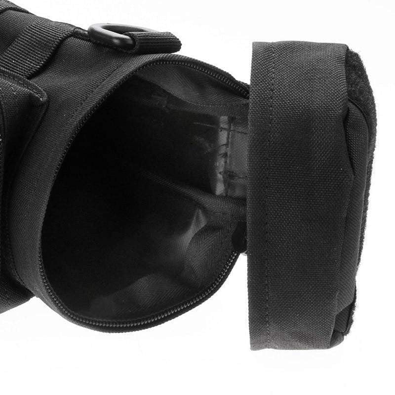 Waterproof Tactical Military Water Bottle Pouch with Zipper - Durable Hydration Pack for Hiking, Camping & Outdoor Adventures | Perfect for Travel, Climbing & Survival Gear