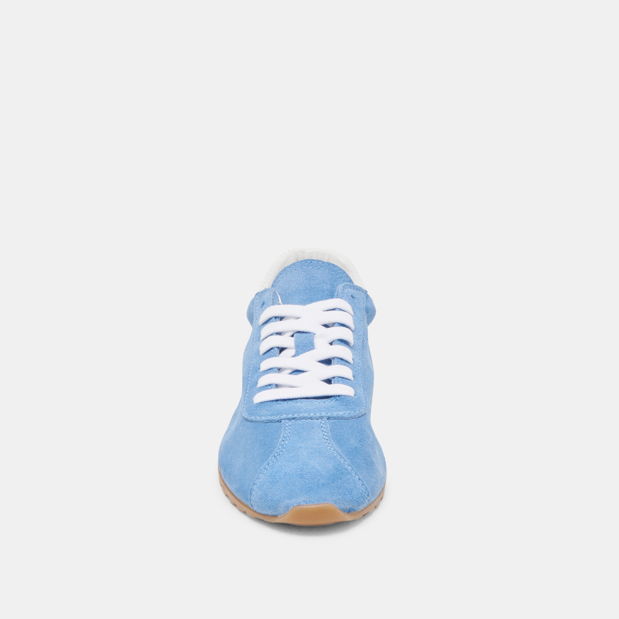 SERINA Women's Blue Suede Sneakers - Comfortable Casual Walking Shoes for Everyday Wear, Gym, and Outdoor Activities