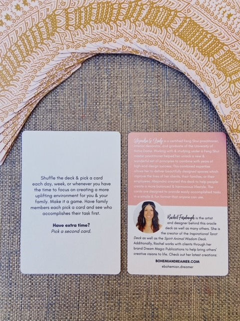 Feng Shui Oracle Cards - Divination & Fortune Telling Deck for Spiritual Guidance, Meditation & Home Decor | Perfect for Tarot Readers, Energy Healers & Feng Shui Practitioners
