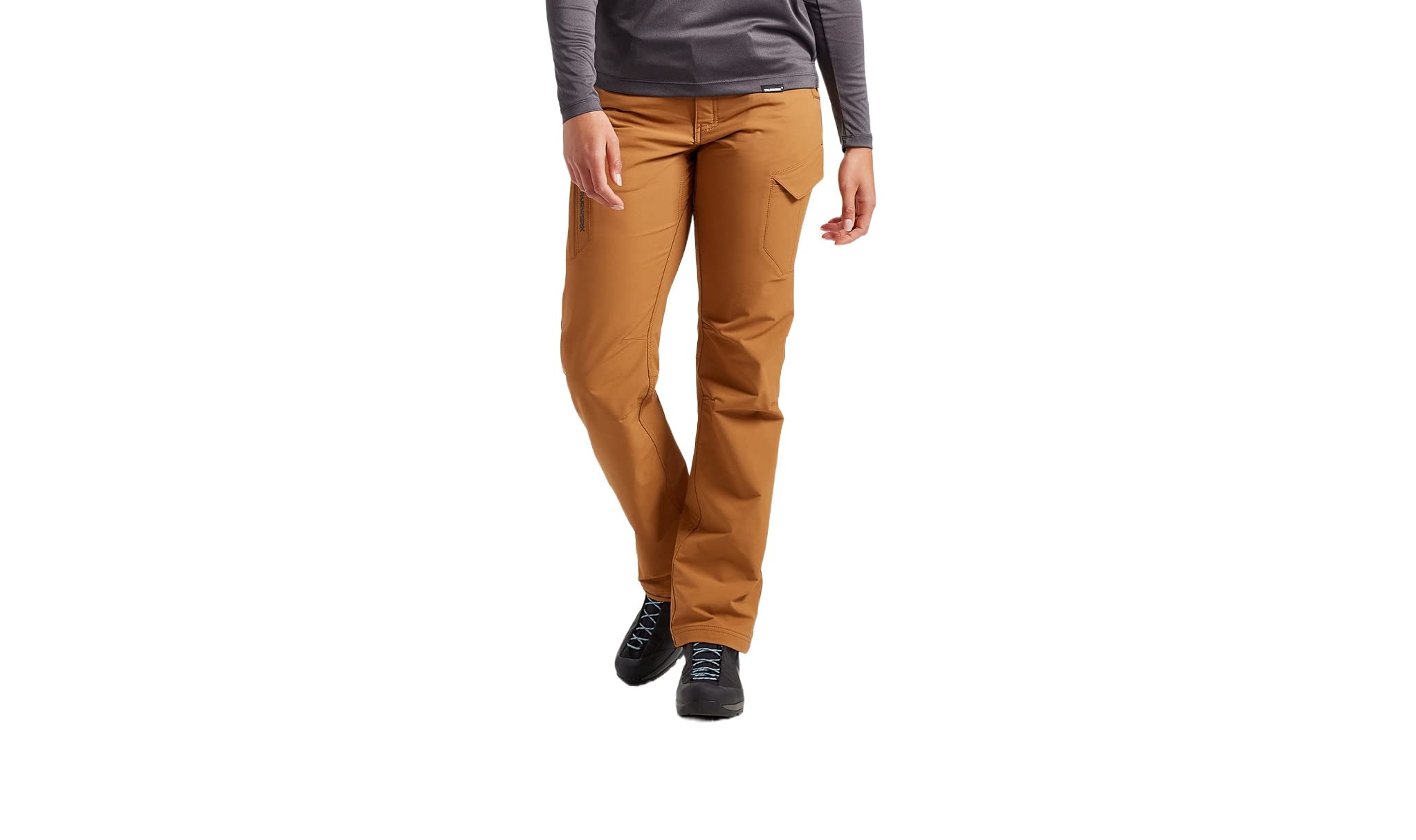 TRUEWERK Women's Work Pants - T2 WerkPants - Relaxed Fit Lightweight Water-Resistant Cargo Pants with 4-Way Stretch for Construction, Landscaping & Outdoor Work