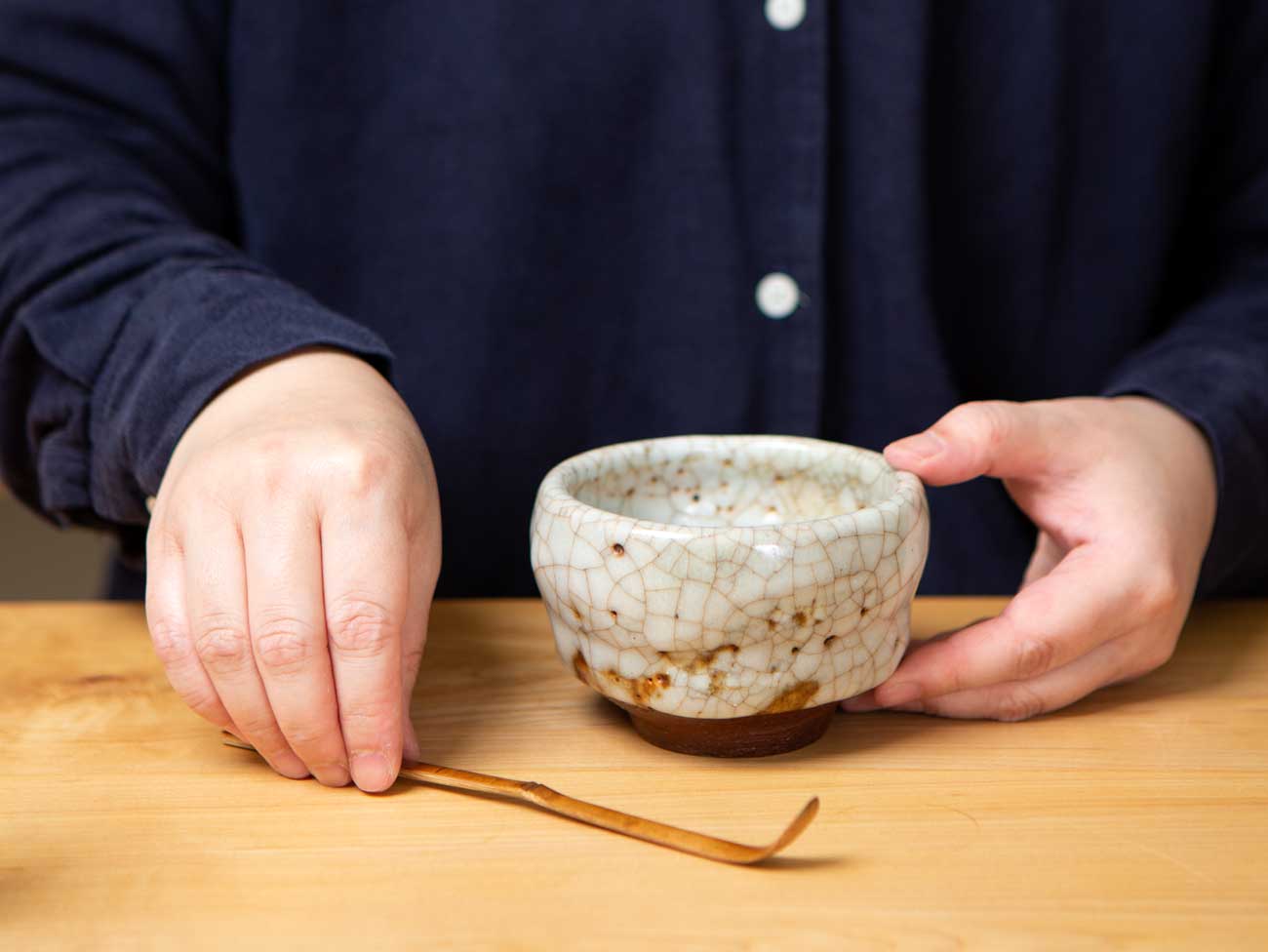 Premium Handcrafted Monsoon Chawan Tea Bowl - Japanese Ceramic Matcha Bowl for Traditional Tea Ceremony & Zen Meditation - Perfect for Home, Office, or Gift Giving
