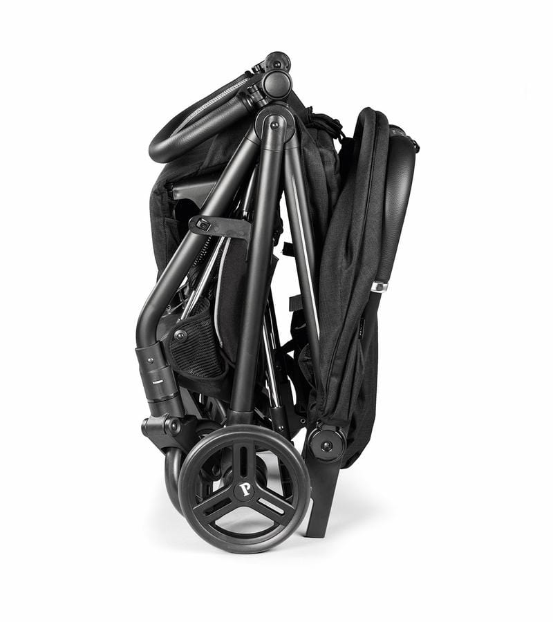 Peg Perego Selfie Stroller - Lightweight Compact Baby Stroller with One-Hand Fold, Adjustable Canopy & Storage Basket | Perfect for Urban Travel, Shopping & Family Outings