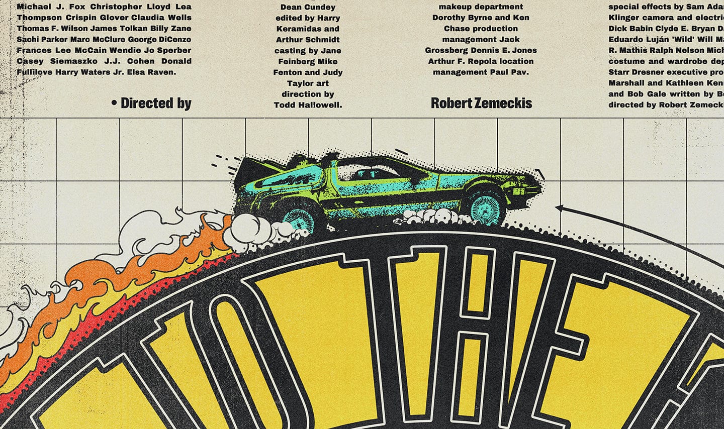 Back to the Future Movie Poster - Classic 80s Film Wall Art Decor for Home, Office & Theater Rooms - Perfect Gift for Sci-Fi Fans & Nostalgic Collectors