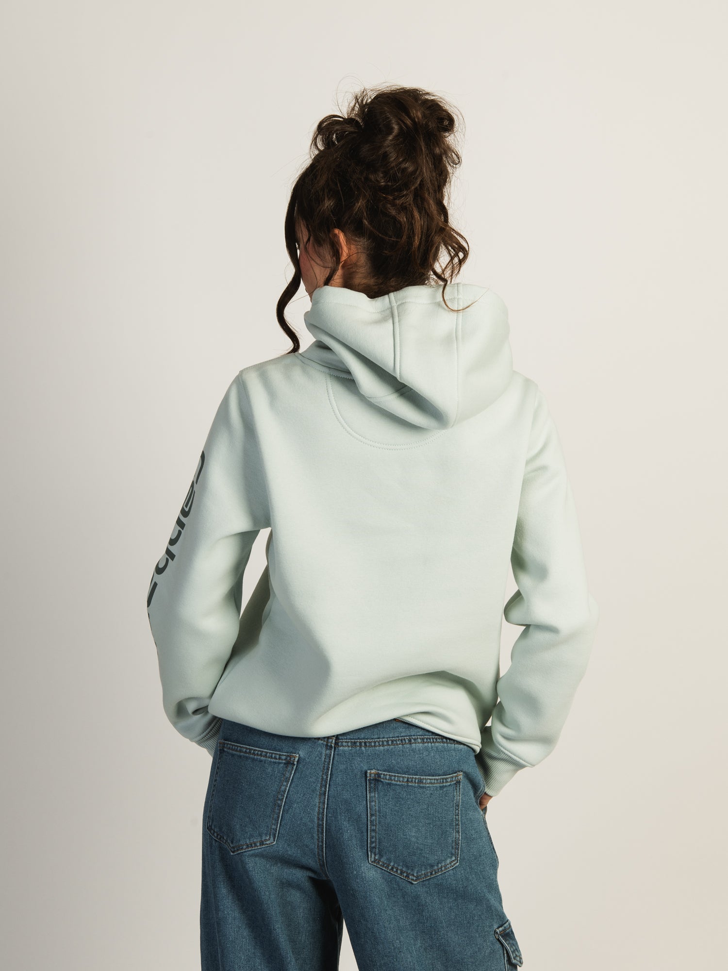 Carhartt Logo Sleeve Pullover Hoodie for Men & Women - Warm Fleece-Lined Sweatshirt for Outdoor Work & Casual Wear