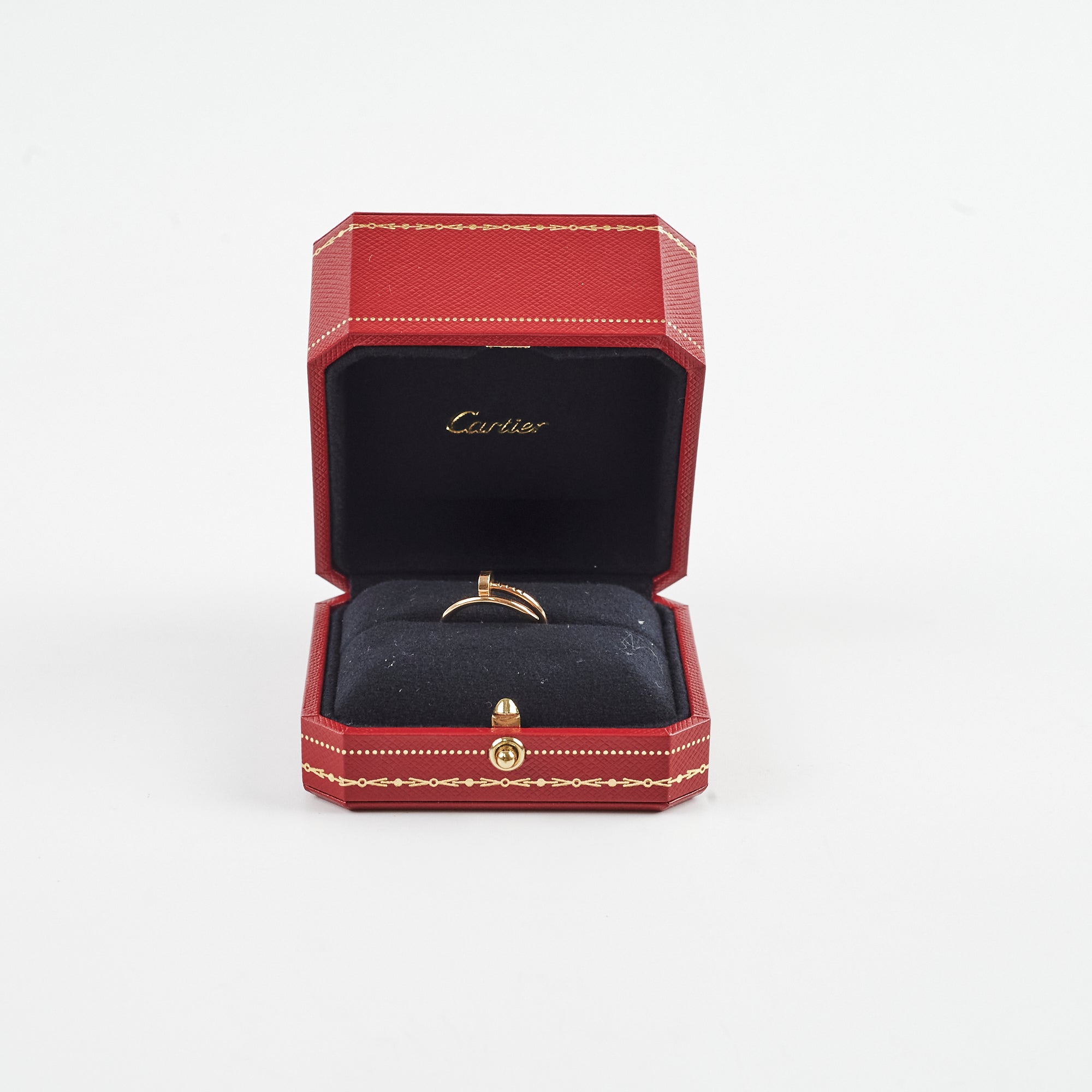 Cartier Small Juste Un Clou JUC Ring - 18K Rose Gold Nail Design Ring - Size 53 (US 6.25) - Luxury Jewelry Gift for Women - Perfect for Anniversary, Birthday & Special Occasions