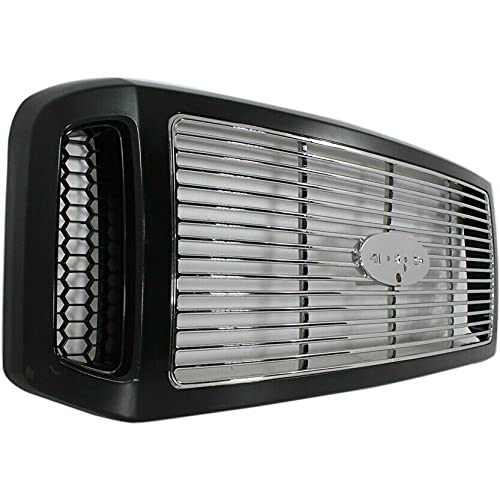 Replacement Grille Assembly for 2005-2007 Ford F-250 Super Duty Harley-Davidson Edition with Chrome Insert - Perfect for Truck Upgrades & Restoration Projects