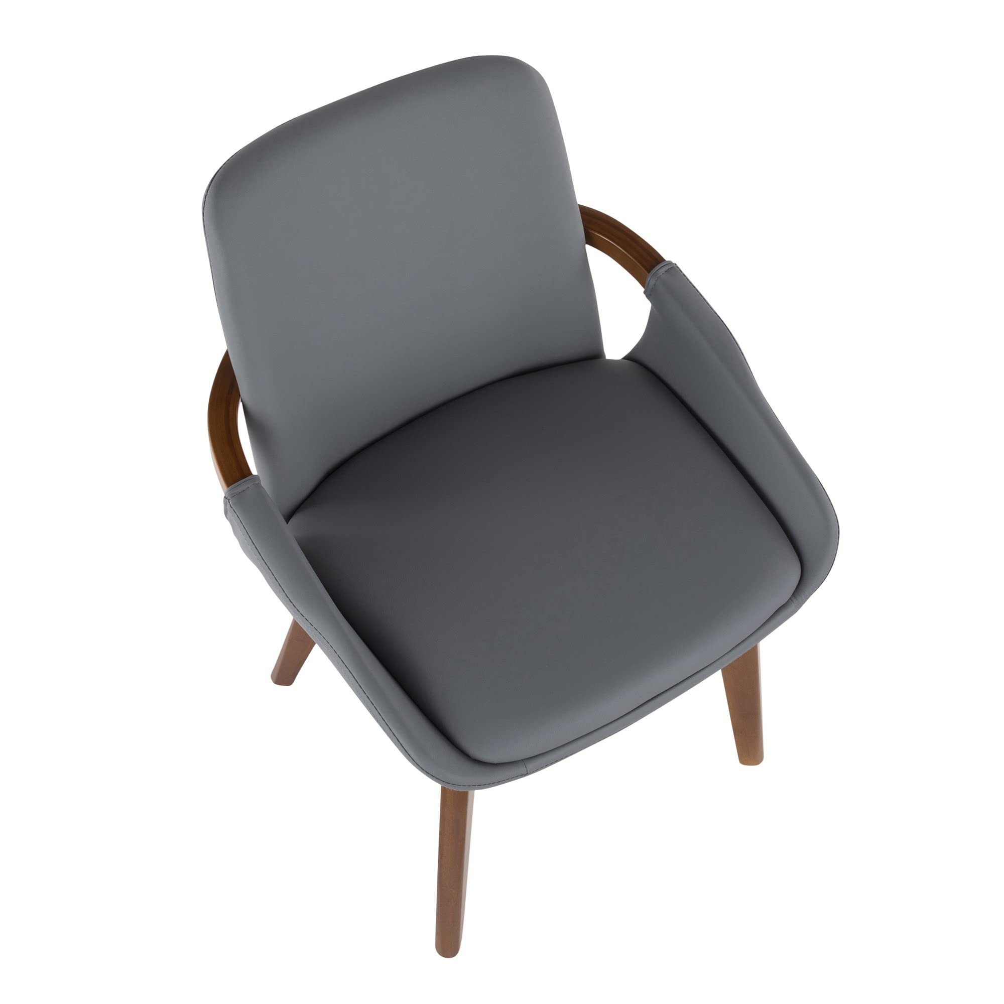 LumiSource Cosmo Chair - Mid-Century Modern Upholstered Dining Chairs Set of 2, Comfortable Kitchen Chairs for Dining Table - Perfect for Home, Restaurant and Office Use