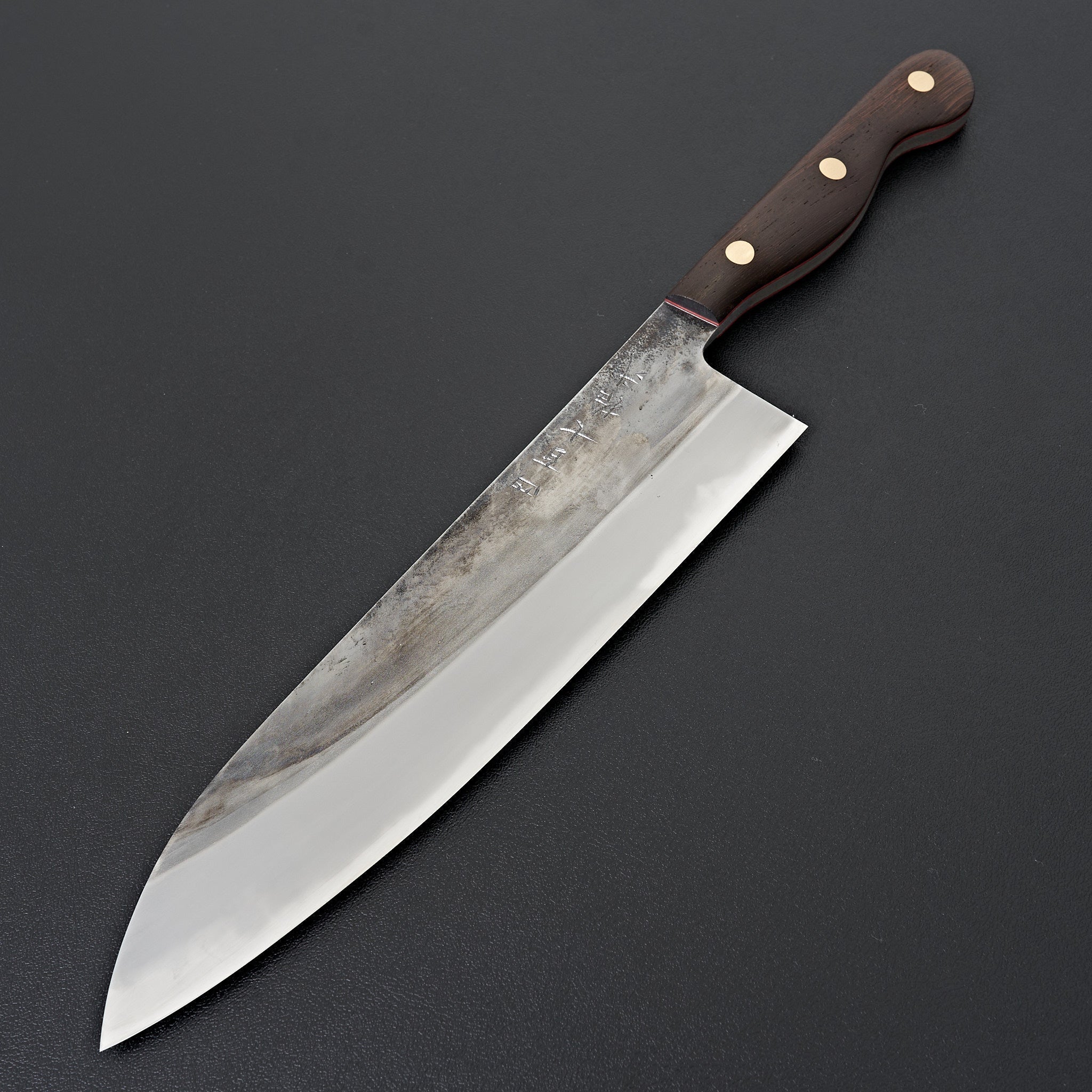 Premium Jiro Tsuchime Yo Gyuto 225mm Japanese Chef Knife with Tagayasan Handle - Perfect for Sushi, Meat Slicing & Professional Kitchen Use