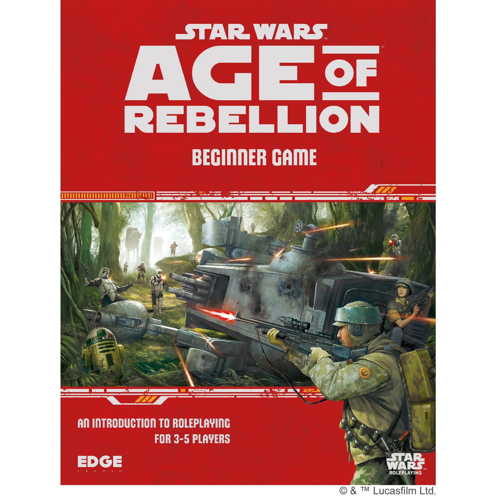 Star Wars Age of Rebellion Beginner Game - Role Playing Starter Set for Tabletop Adventures | Perfect for Game Nights & Sci-Fi Fans