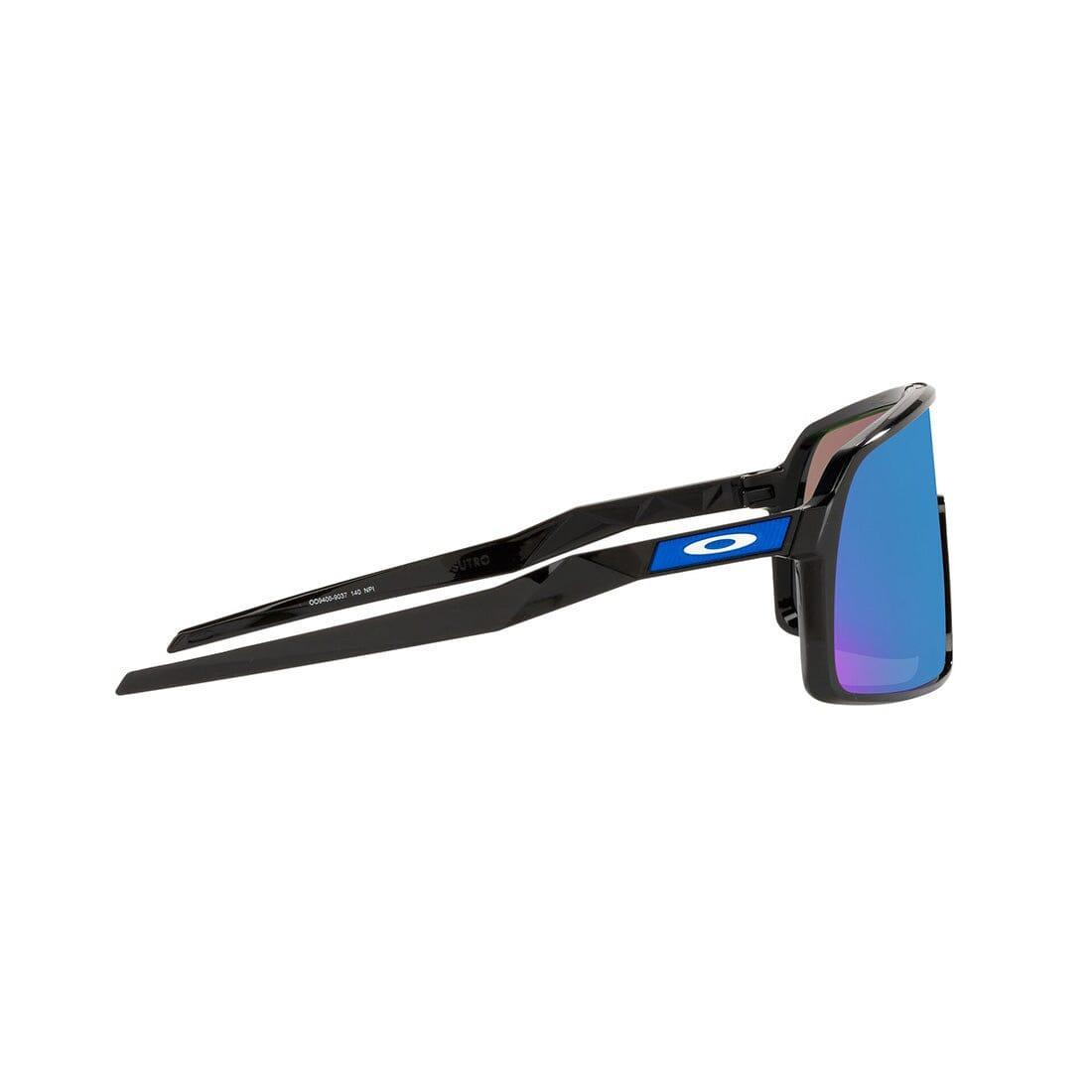 OAKLEY SUTRO Sunglasses for Men & Women - Polished Black Frame with Prizm Sapphire Lenses - UV Protection for Running, Cycling & Outdoor Sports