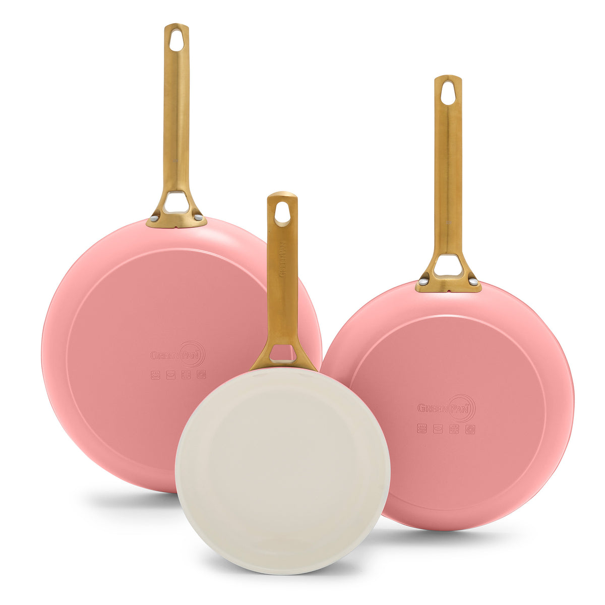 Premium Ceramic Nonstick Fry Pan Set (8