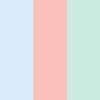 Pastel Blue, Coral & Mint