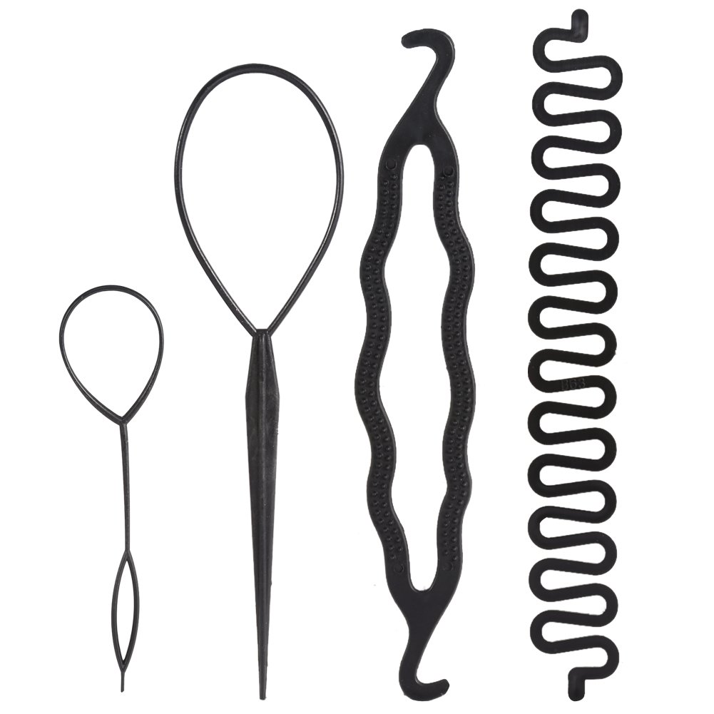 Topsy Tail Hair Styling Tool for Braiding & Twisting - DIY Hairstyle Accessory