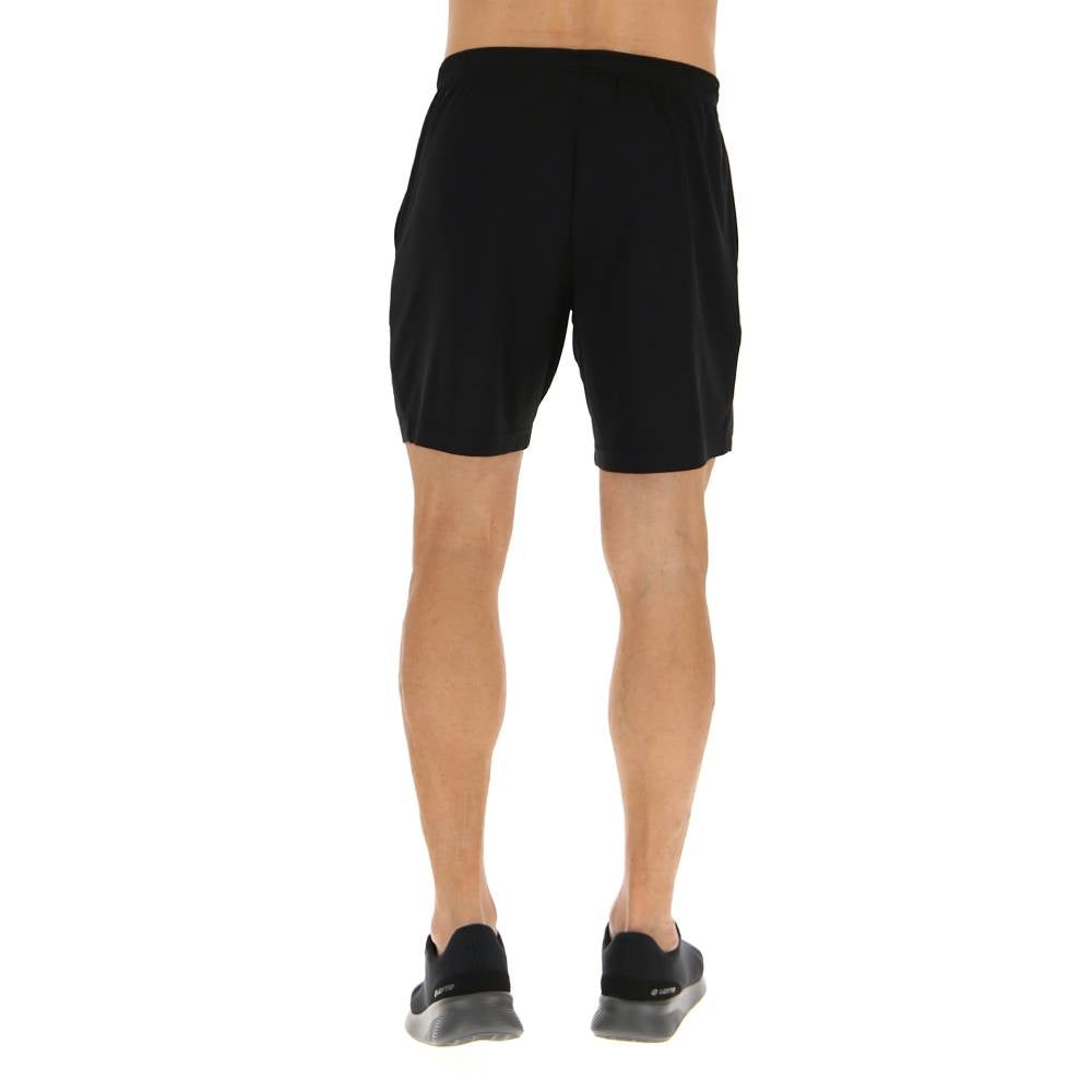 Lotto Men's 7 Inch Athletic Shorts - Black - Breathable Quick-Dry Workout Shorts for Running, Gym & Casual Wear
