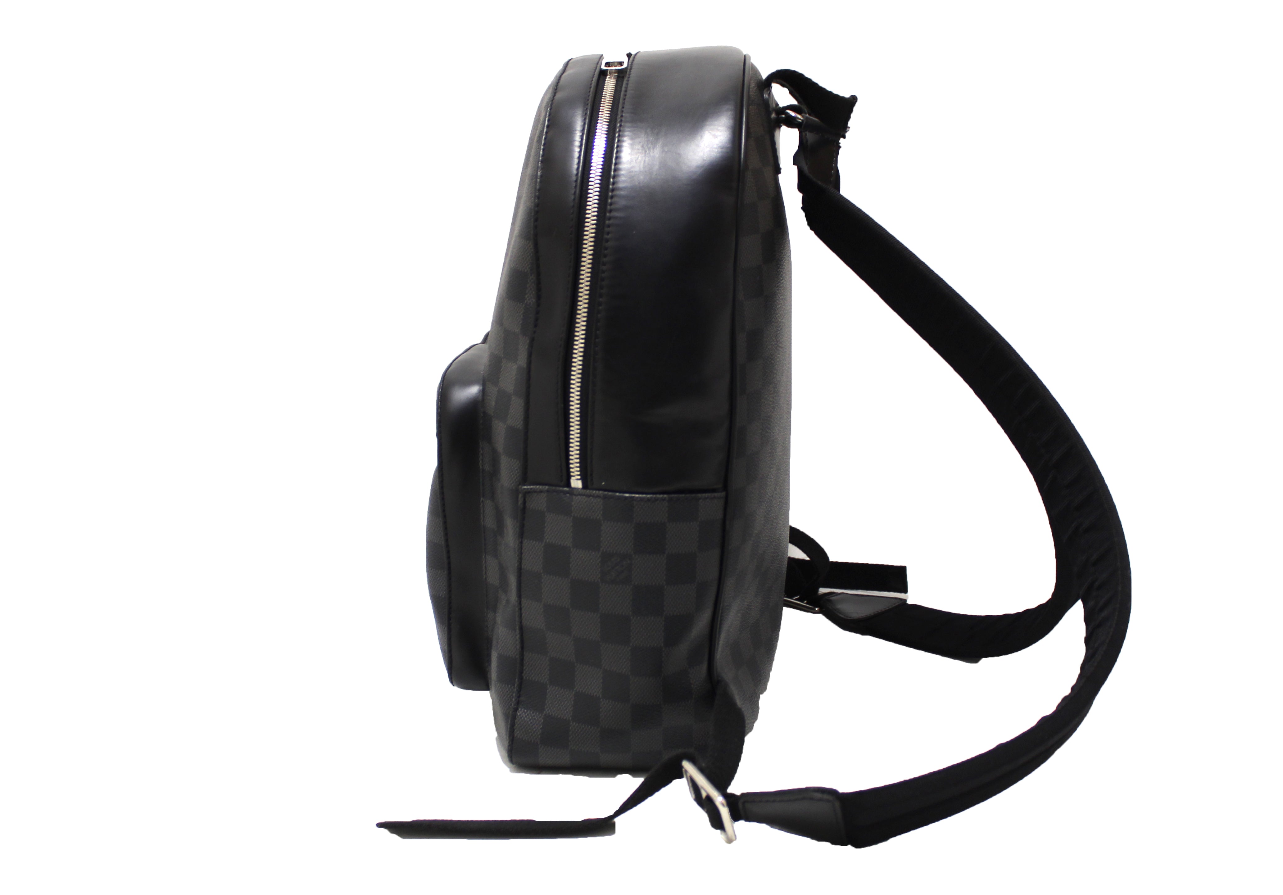 Authentic Louis Vuitton Damier Graphite Josh Backpack for Men - Luxury Designer Laptop Backpack for Work, Travel & College | Durable Waterproof Business Bag with Spacious Compartments