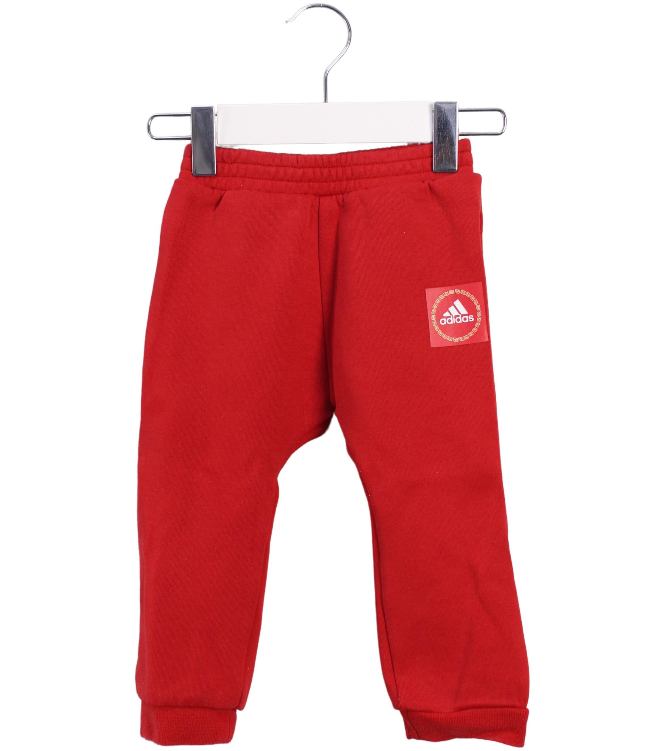 Adidas Baby Boys' Sweatshirt and Sweatpants Set - 6-12 Months | Soft Cotton Jogger Outfit for Infants | Perfect for Playtime, Daycare & Family Outings