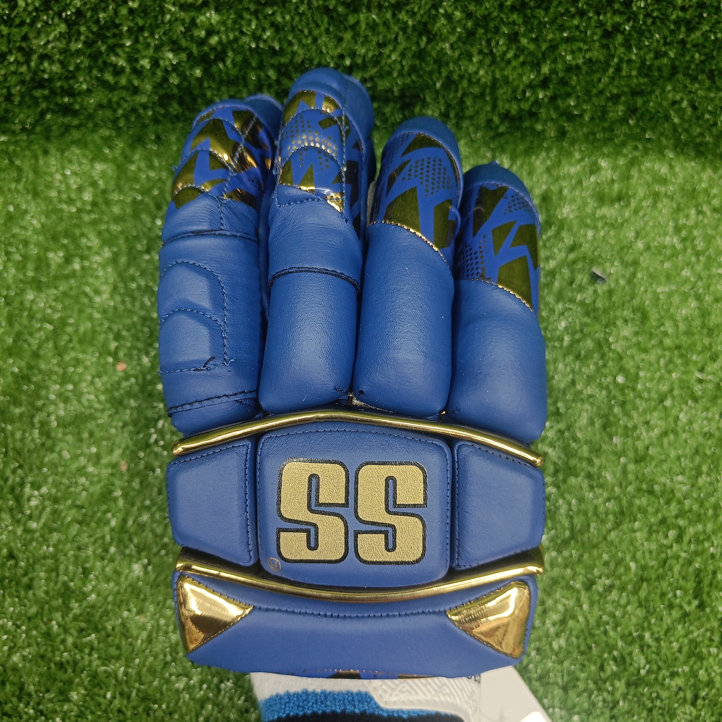 SS Super Test Mumbai Indians IPL Cricket Batting Gloves - Professional Quality for Cricket Matches & Training - Perfect for IPL Fans & Players