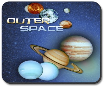 Galaxy Art Mouse Pad - Non-Slip Gaming & Office Desk Mat with Cosmic Design - Perfect for PC, Laptop & Computer Workstations