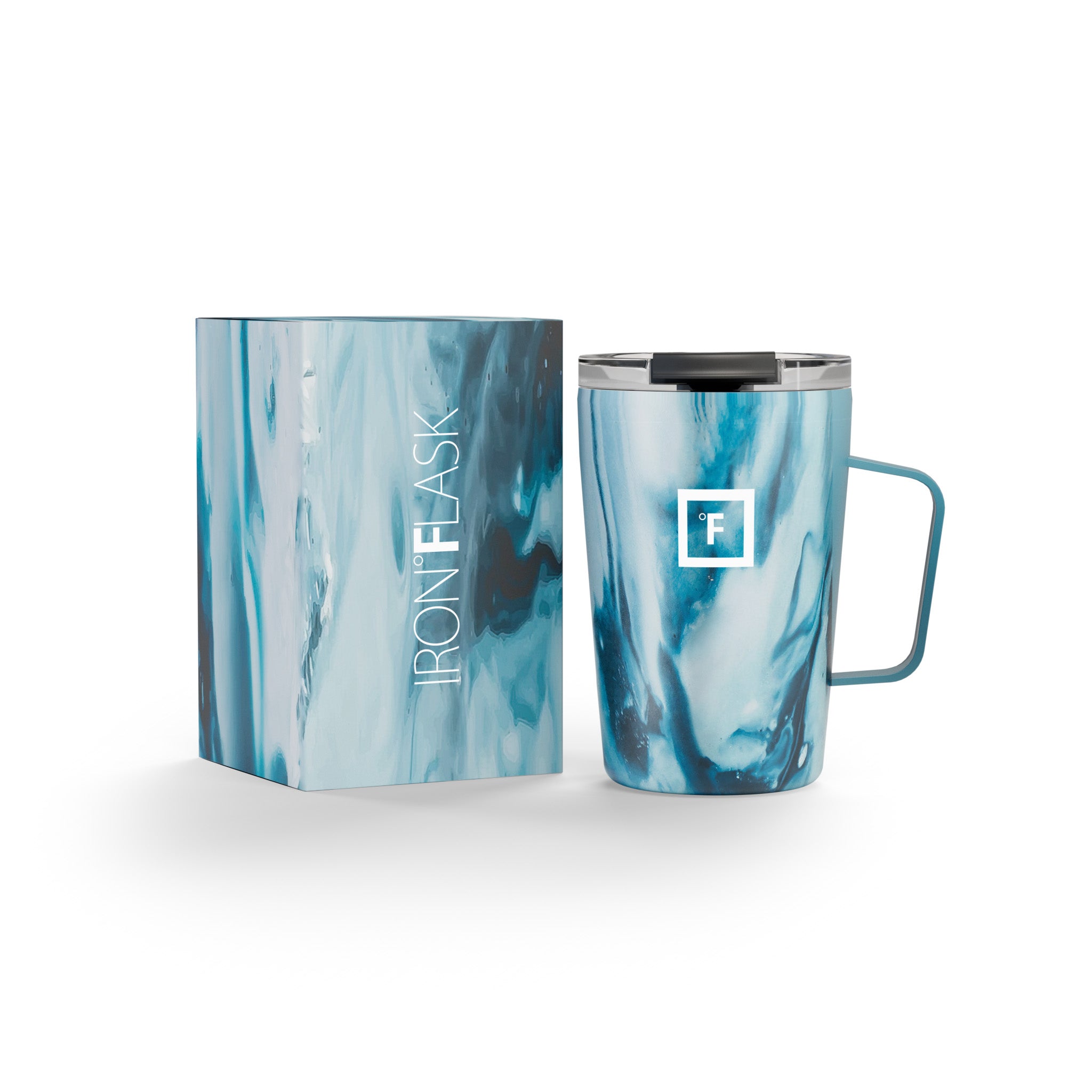 12 Oz Non-Slip Grip Coffee Mug - Insulated Travel Mug for Hot & Cold Drinks - Perfect for Office, Commute, Camping & Outdoor Activities