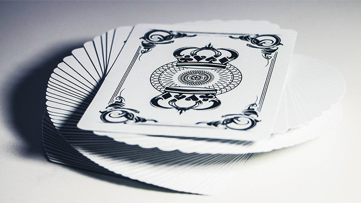 Premium Crown Deck Playing Cards - 52 Standard Poker Cards with Elegant Snow Design for Magic Tricks, Card Games & Collectibles - Perfect for Poker Nights, Gifts & Professional Performances