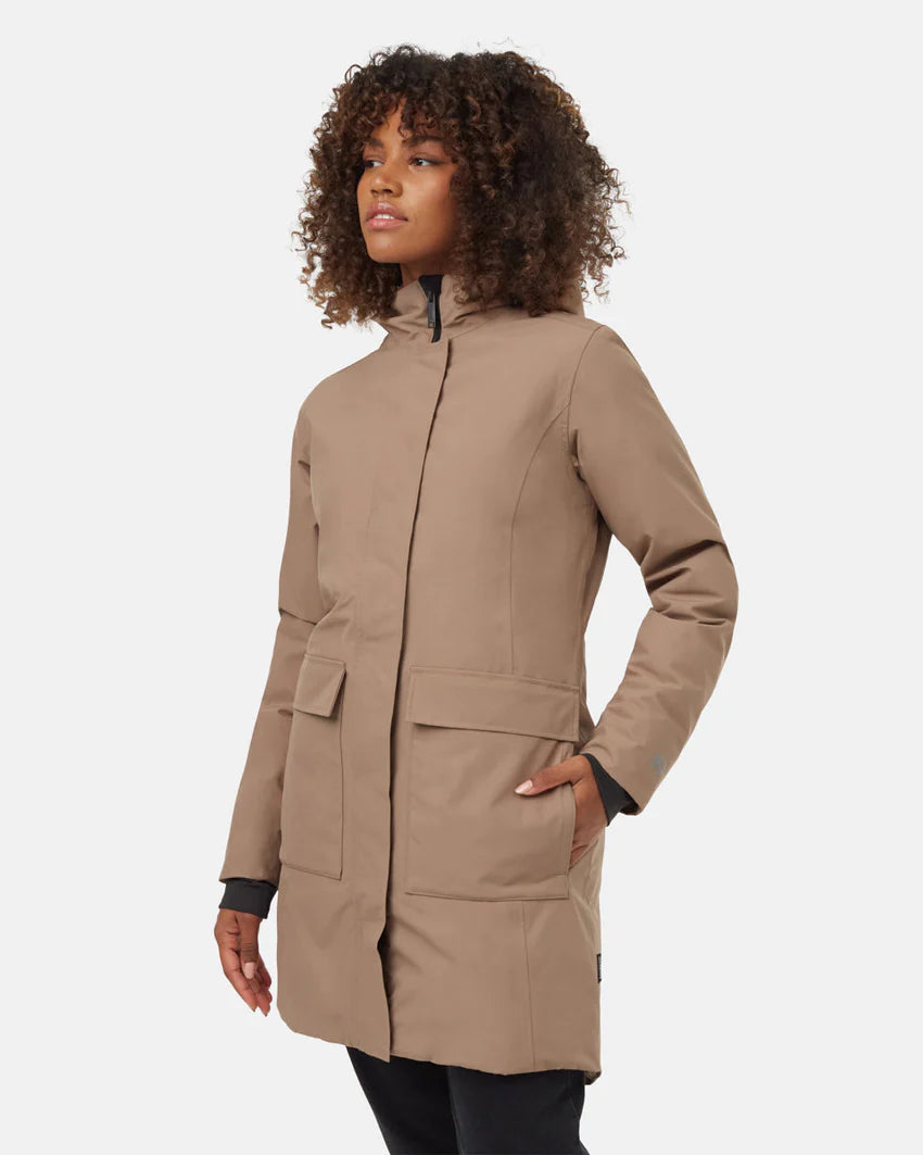 Women's Daily Parka Jacket - TCW5648 Waterproof Windproof Winter Coat for Outdoor Activities & Commuting