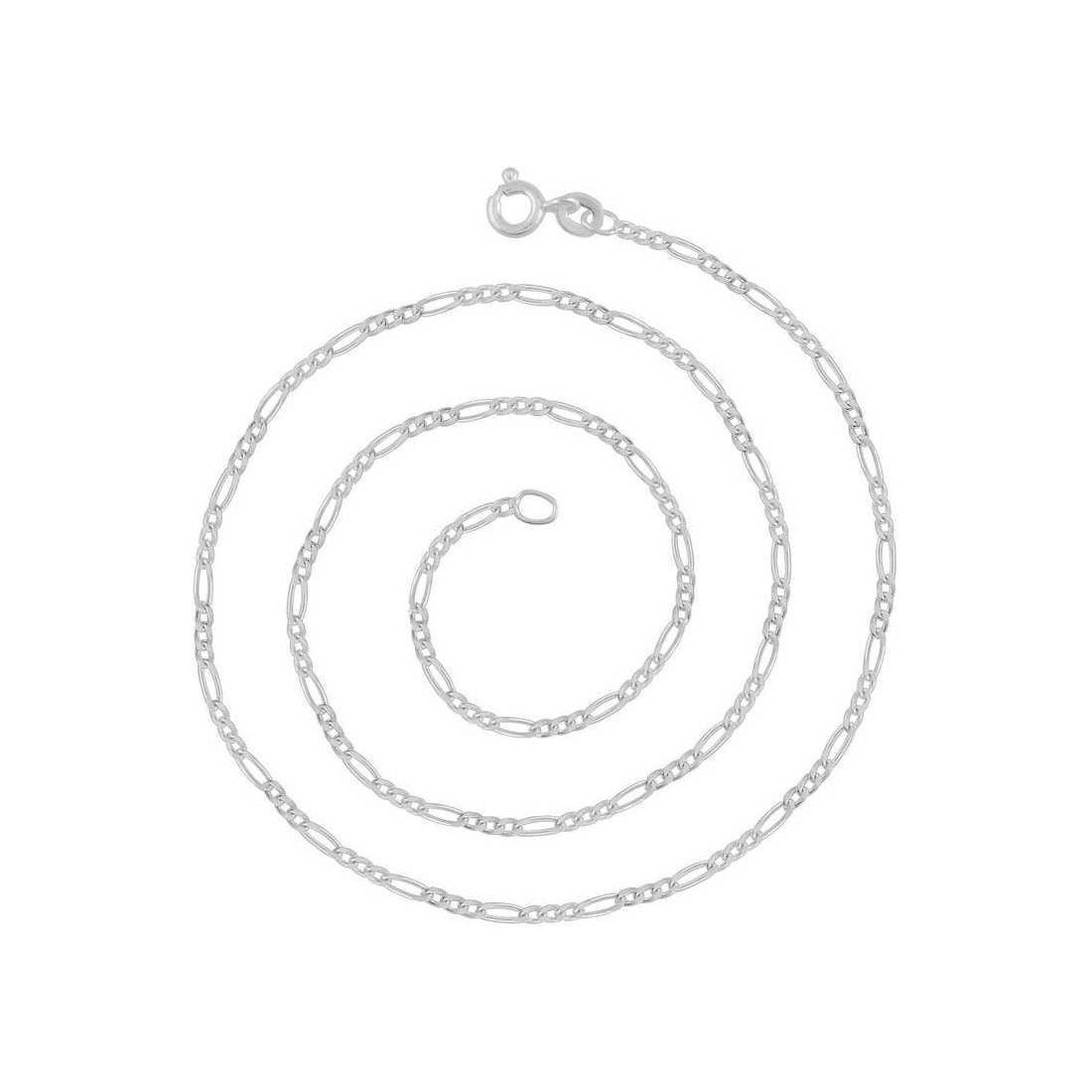 7.2MM 180 Figaro Link Chain - .925 Solid Sterling Silver Necklace for Men & Women (8-36 Inch) - Perfect for Layering, Gifts & Everyday Wear