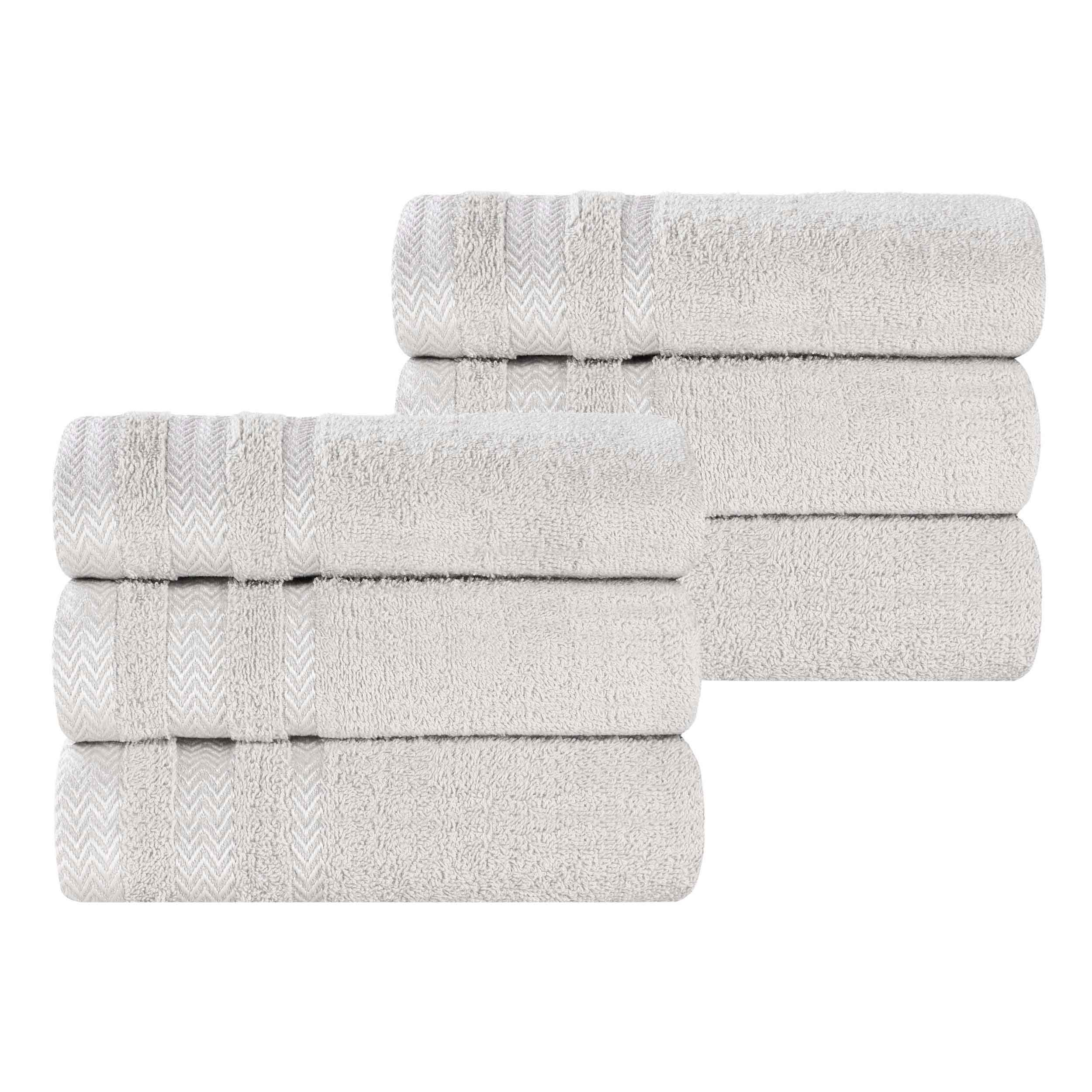 Premium 6-Pack Hays Cotton Soft Medium Weight Hand Towels - Absorbent & Quick-Drying for Kitchen, Bathroom & Guest Use