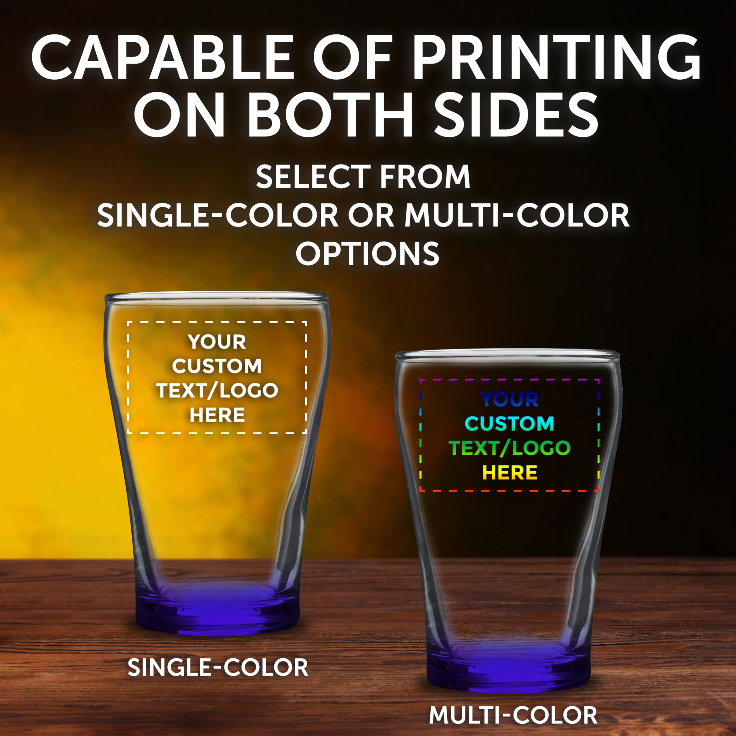 Custom Shot Glasses 5.5 oz (50-Piece Bulk Set) - Personalized Purple Barware for Weddings, Parties & Events - Perfect for Bachelor Parties, Birthday Celebrations & Corporate Gifts