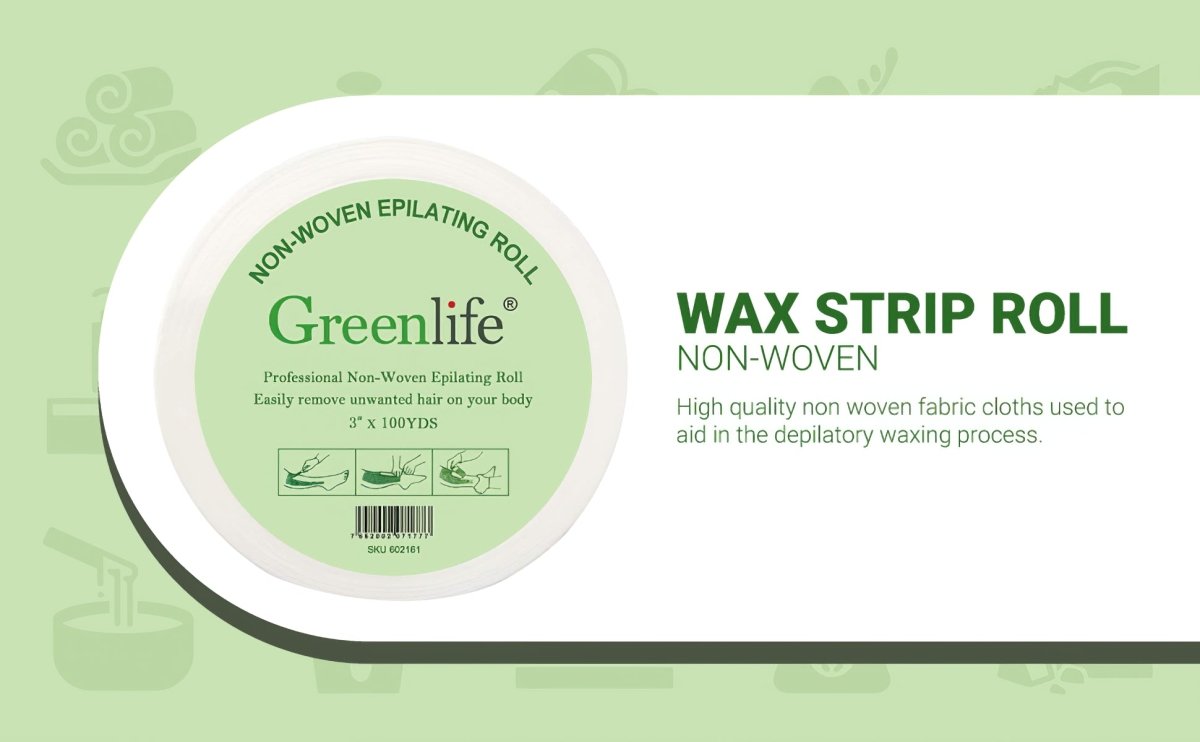 Nonwoven Wax Strip Roll - 100 Yards for Hair Removal, Eyebrow Shaping & Smooth Skin | DIY Waxing at Home