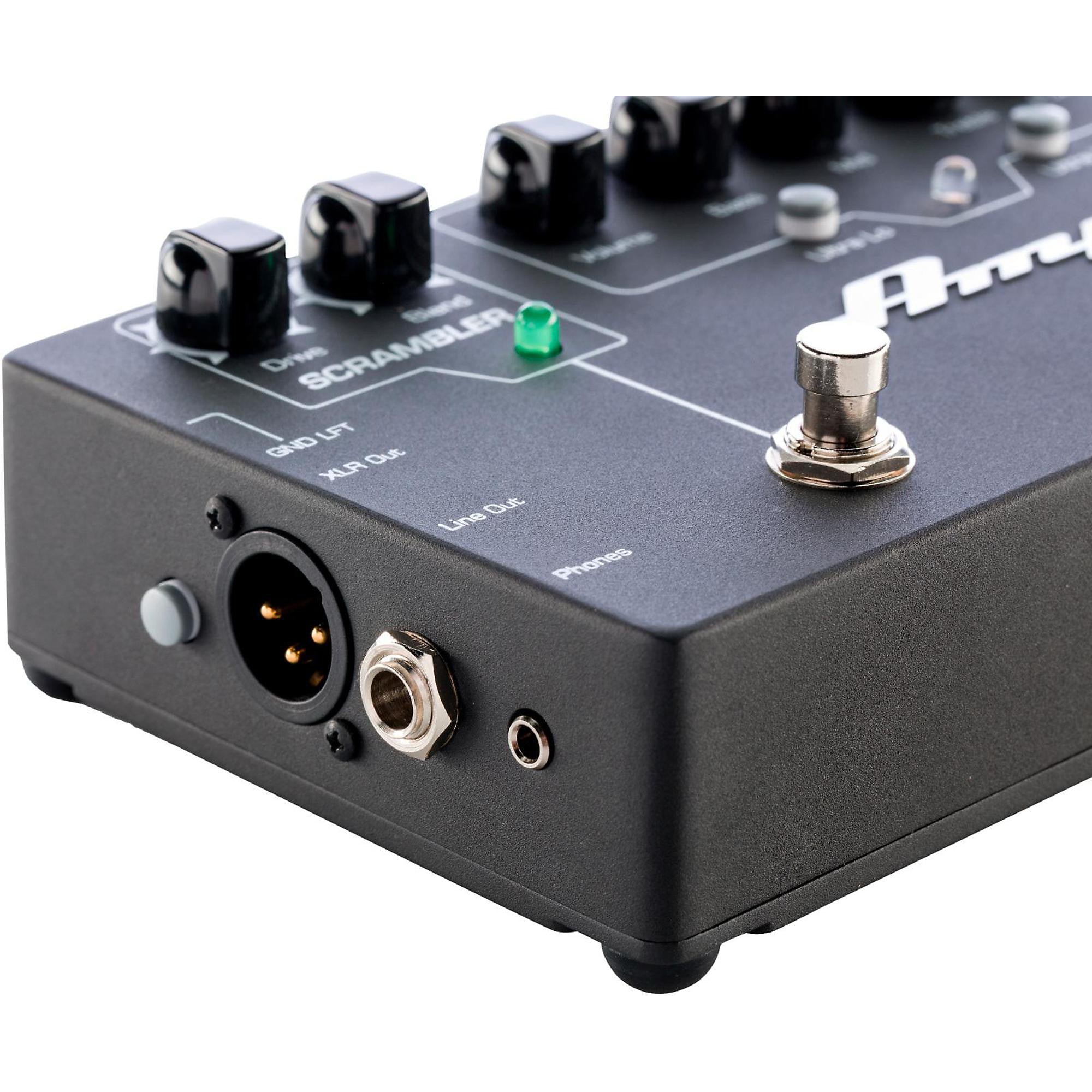 Ampeg SCR DI Bass DI Preamp with Scrambler Overdrive - Professional Bass Guitar Preamp & DI Box for Live Performance & Studio Recording - Perfect for Bassists, Musicians & Audio Engineers