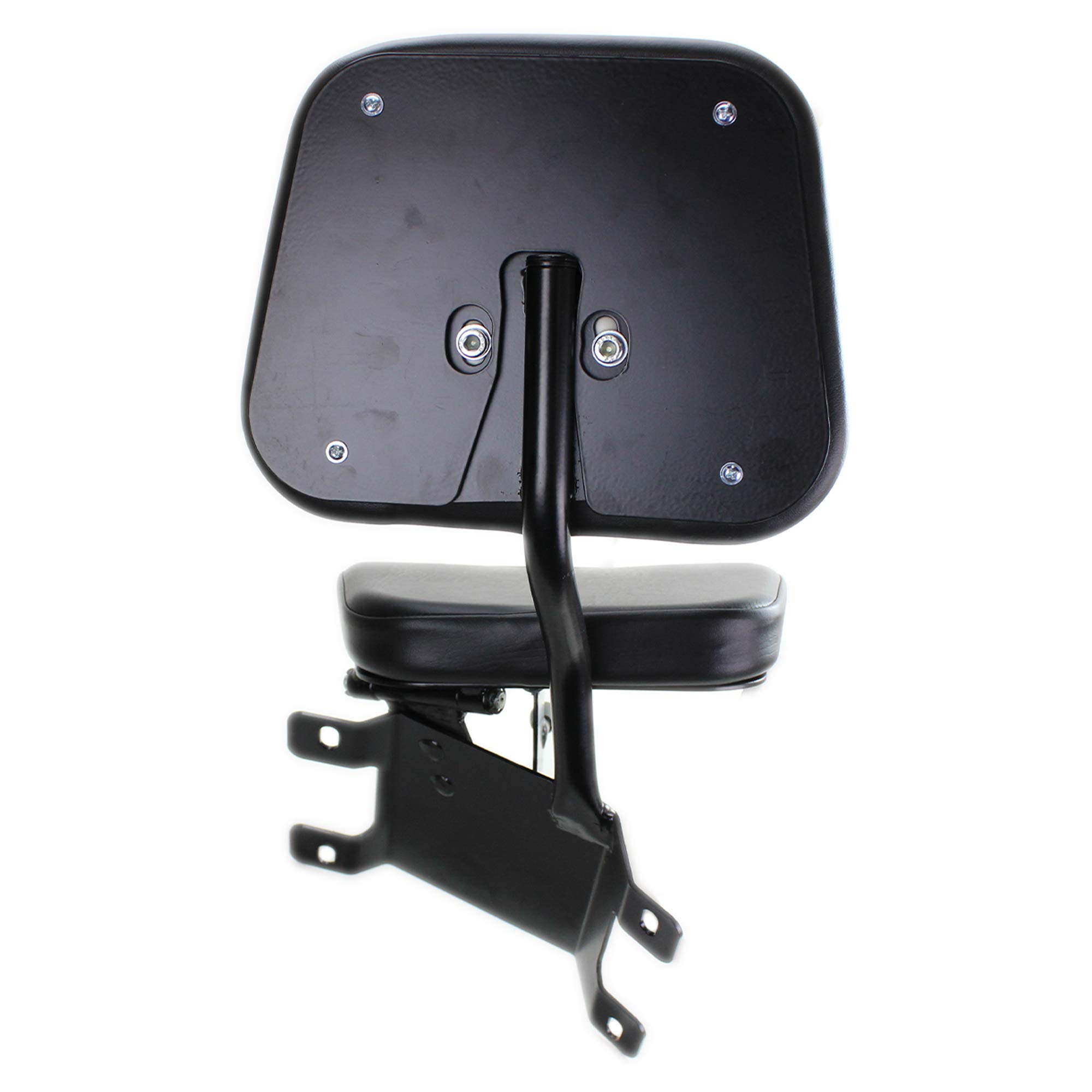 Kubota Tractor Buddy Seat - Black Vinyl Replacement Seat Without Seatbelt for M7040/M8540/M9540 Models | Durable Farm Equipment Accessory for Comfortable Riding | Eparts Inc. E-KBB2