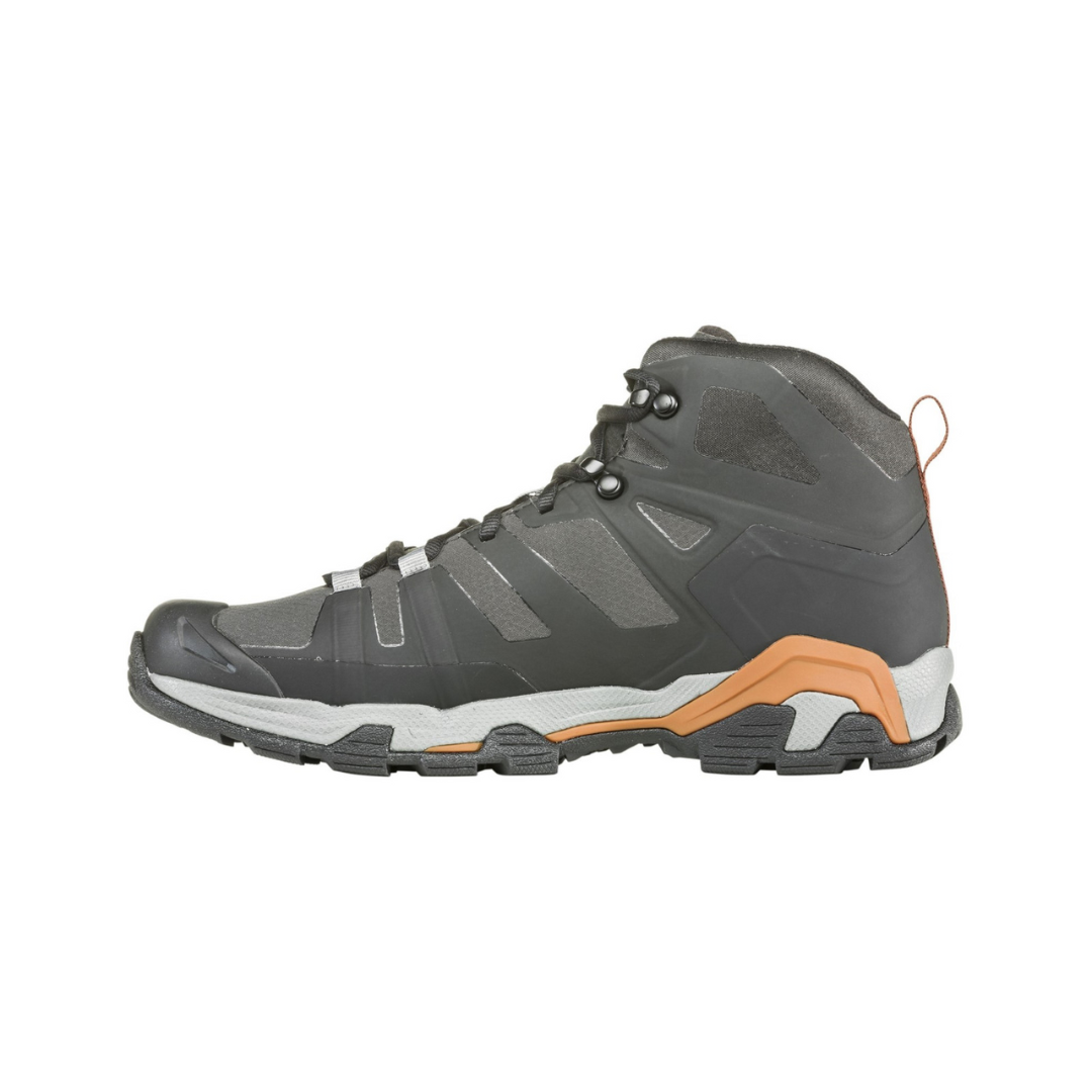 Men's Arete Mid B Dry Boot - Waterproof Hiking Shoes for Outdoor Adventures, Black/Copper (Regular Width) - Perfect for Trail Running, Camping & Winter Activities