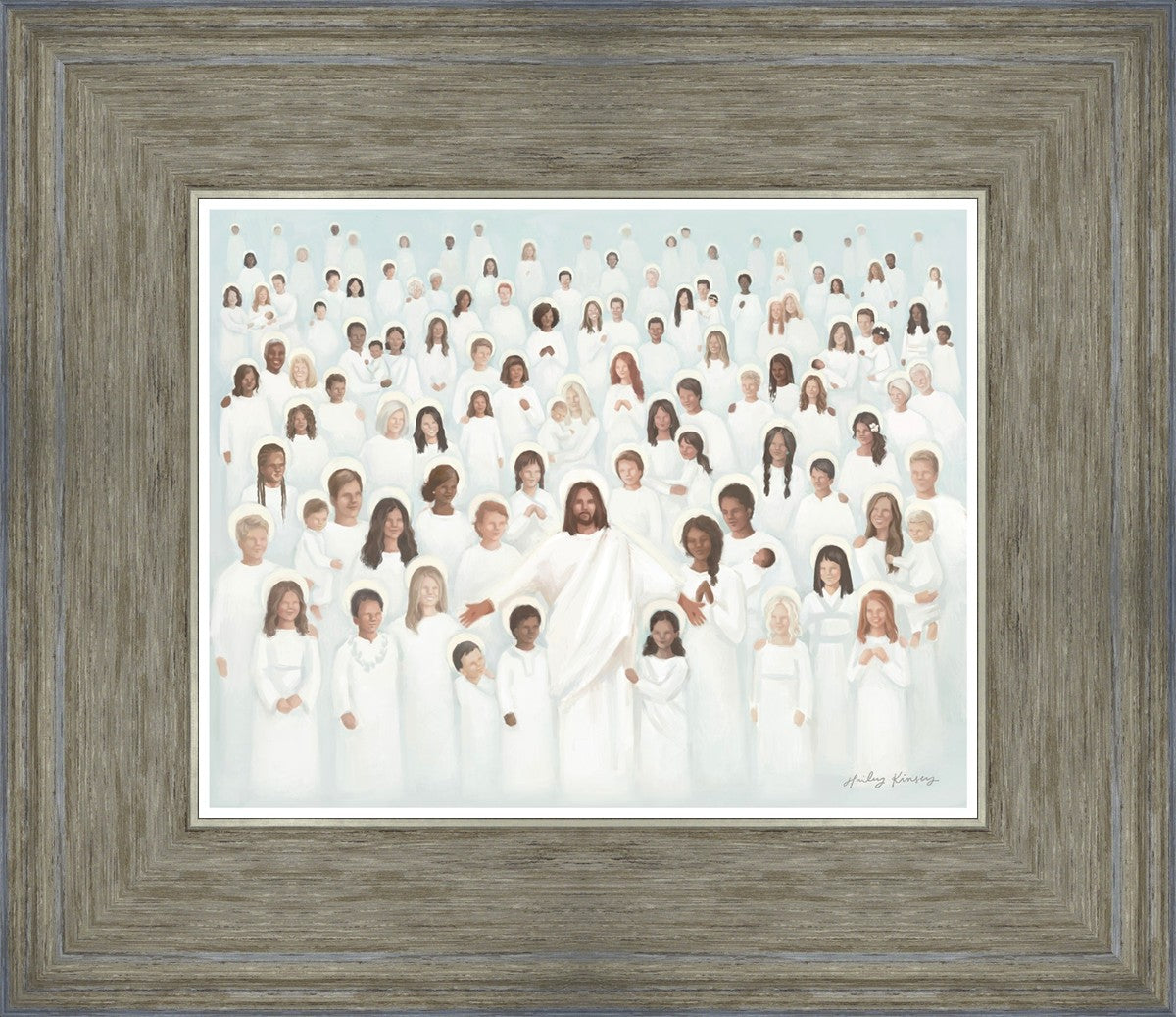 Body Of Christ By Hailey Kinsey - Inspirational Christian Wall Art for Home & Church Decor - Perfect for Living Room, Bedroom & Prayer Space