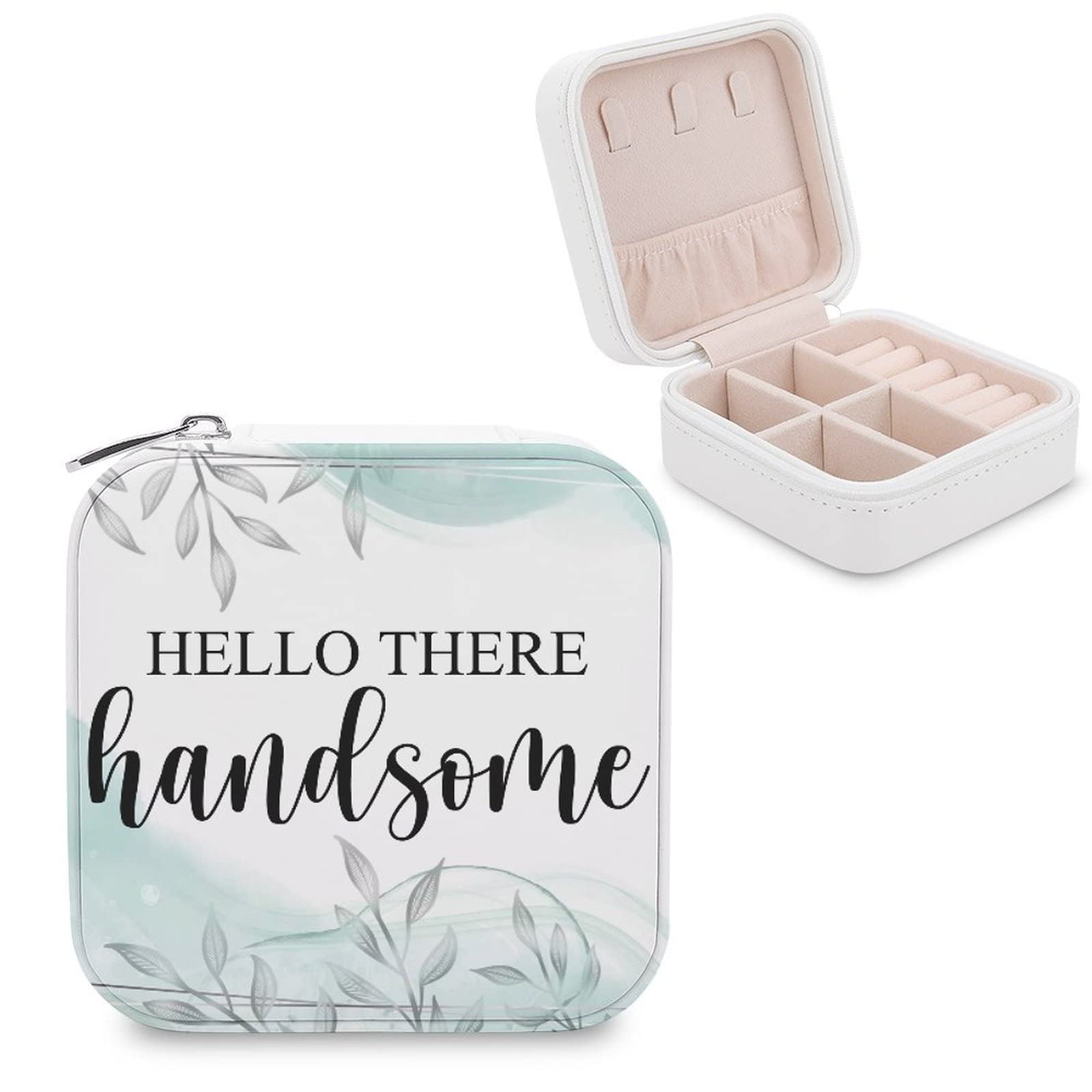 Small Jewelry Box - Portable Travel Organizer & Display Case for Rings, Earrings, Necklaces | Perfect Gift for Women & Girls | Compact Storage Solution for Home, Travel & Gifting