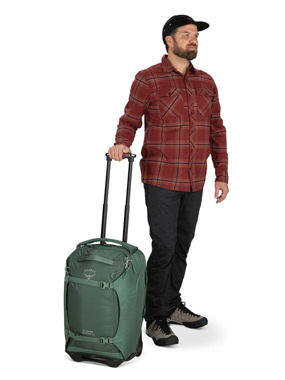 Osprey Sojourn Shuttle Wheeled Duffel Bag 22L/45L - Lightweight Rolling Luggage for Travel, Business Trips & Adventure Gear Storage