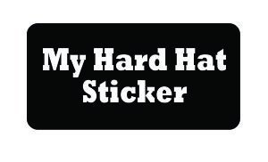 3 Pack MY HARD HAT Stickers by StickerDad® - 3