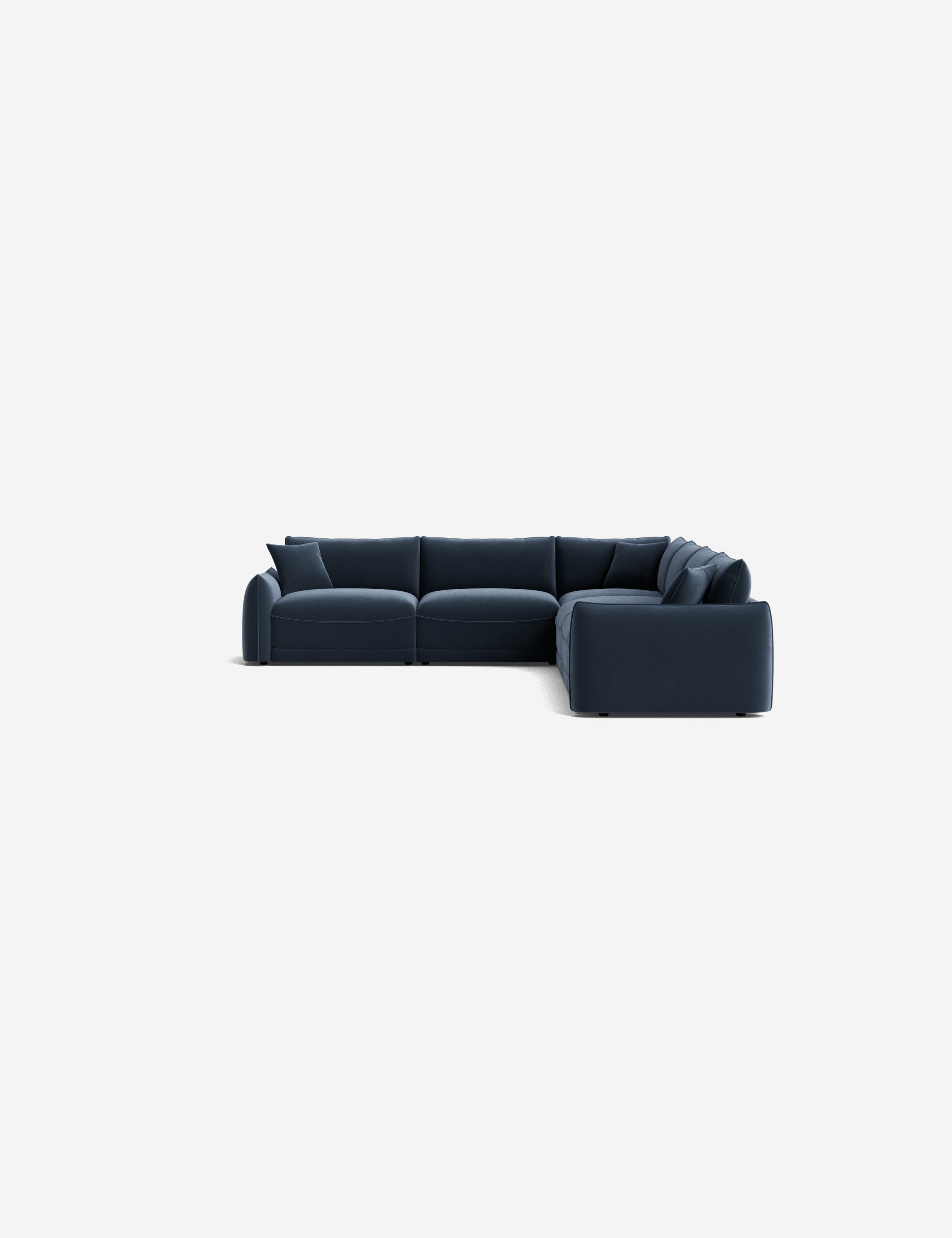 Balmer Modular Corner Sectional Sofa - Modern L-Shaped Couch for Living Room, Home Theater & Lounge Areas | Customizable Configurations